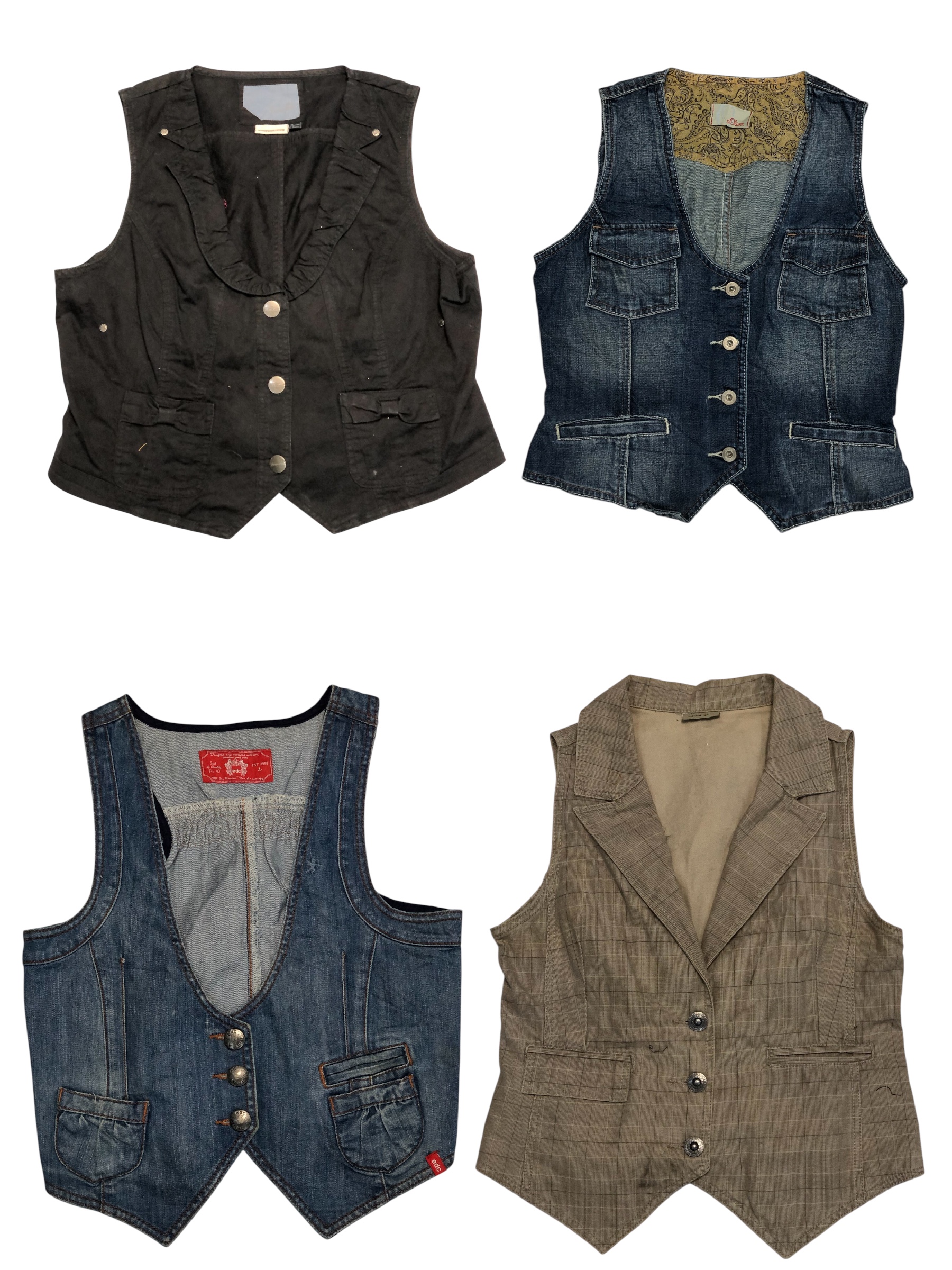 Gilets en denim S-797