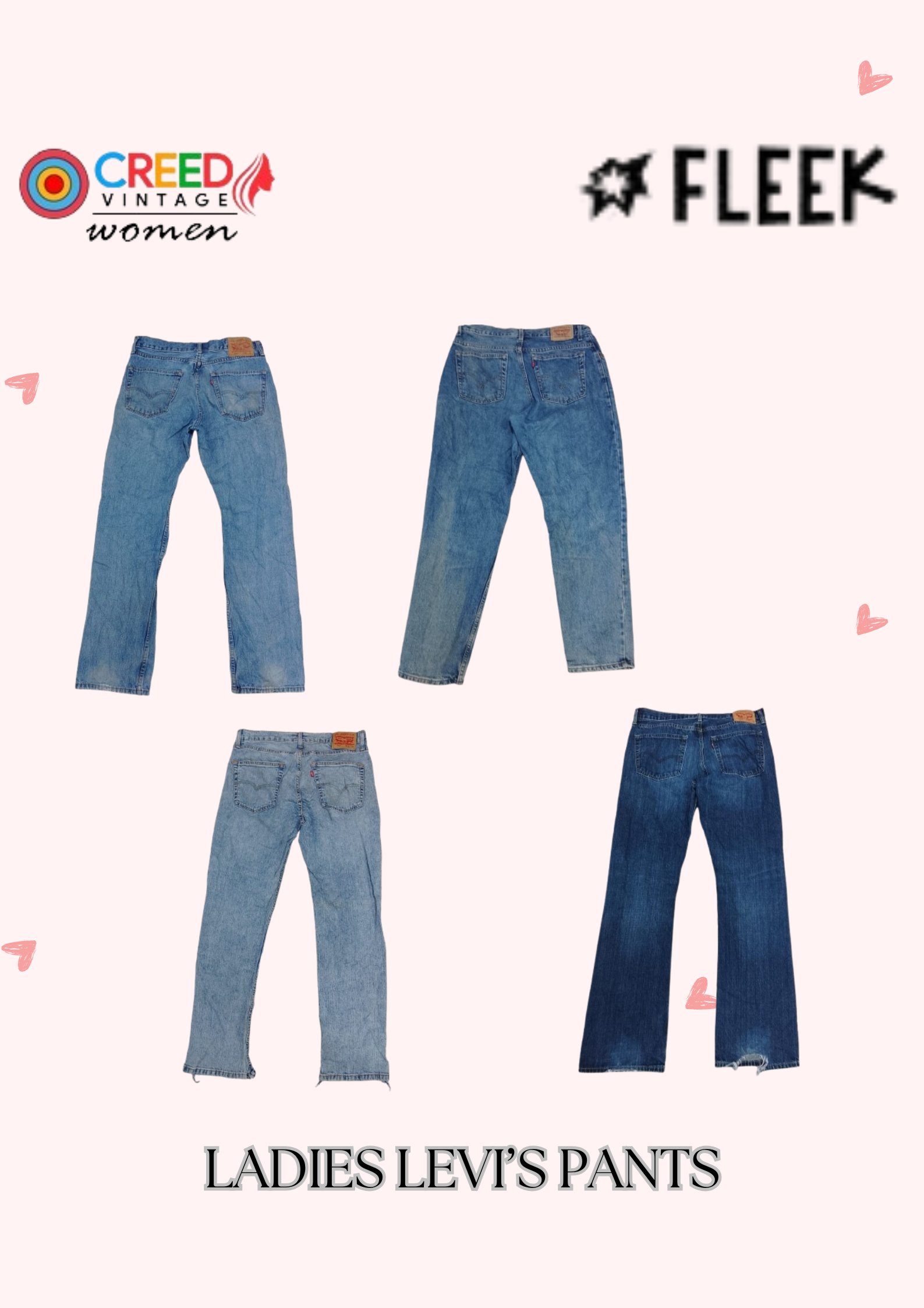 Pantalons Ladies Levi's - 100 pcs