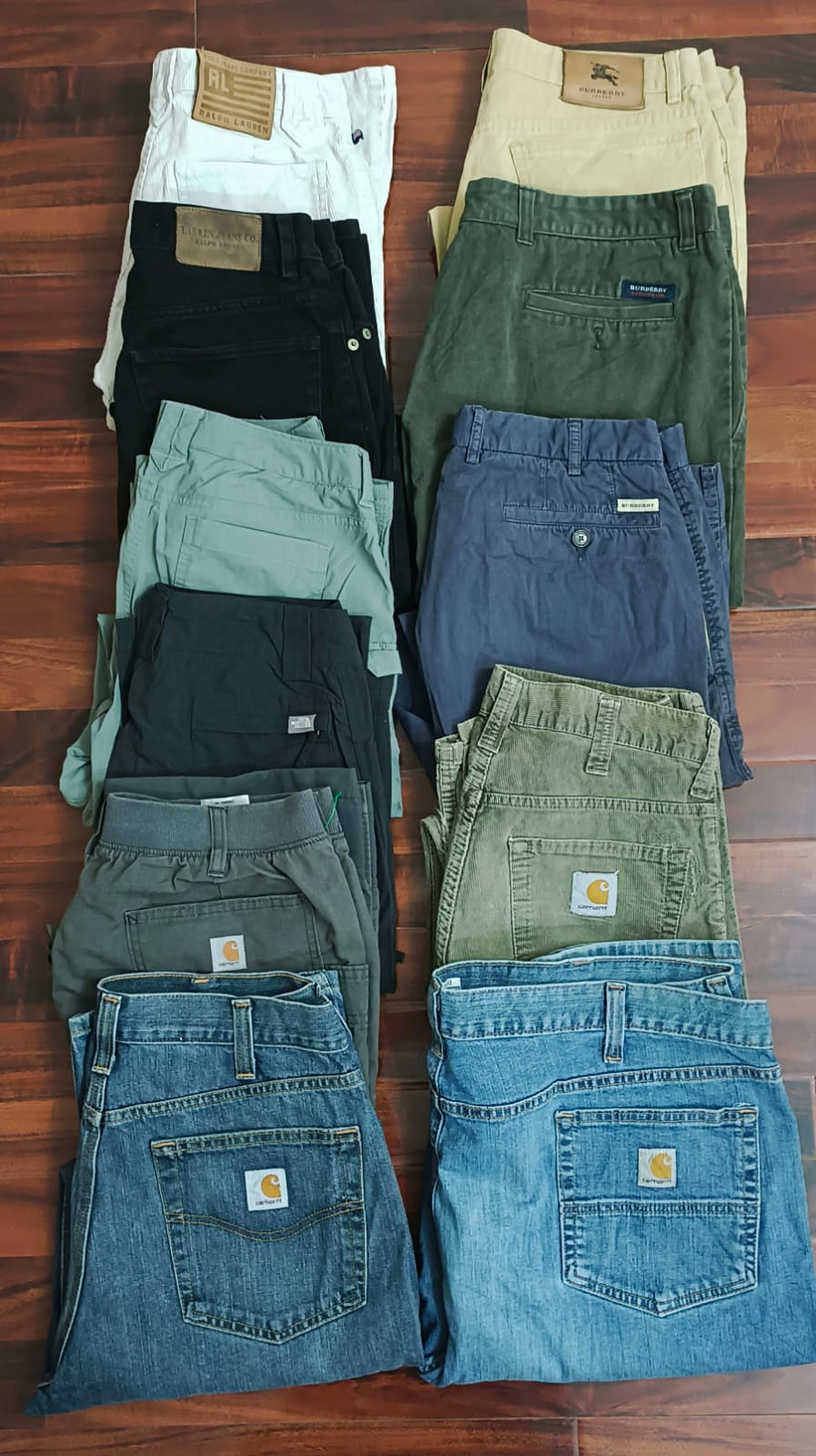 G0115 Vintage Mix Branded Jeans and Pants 11 Pieces