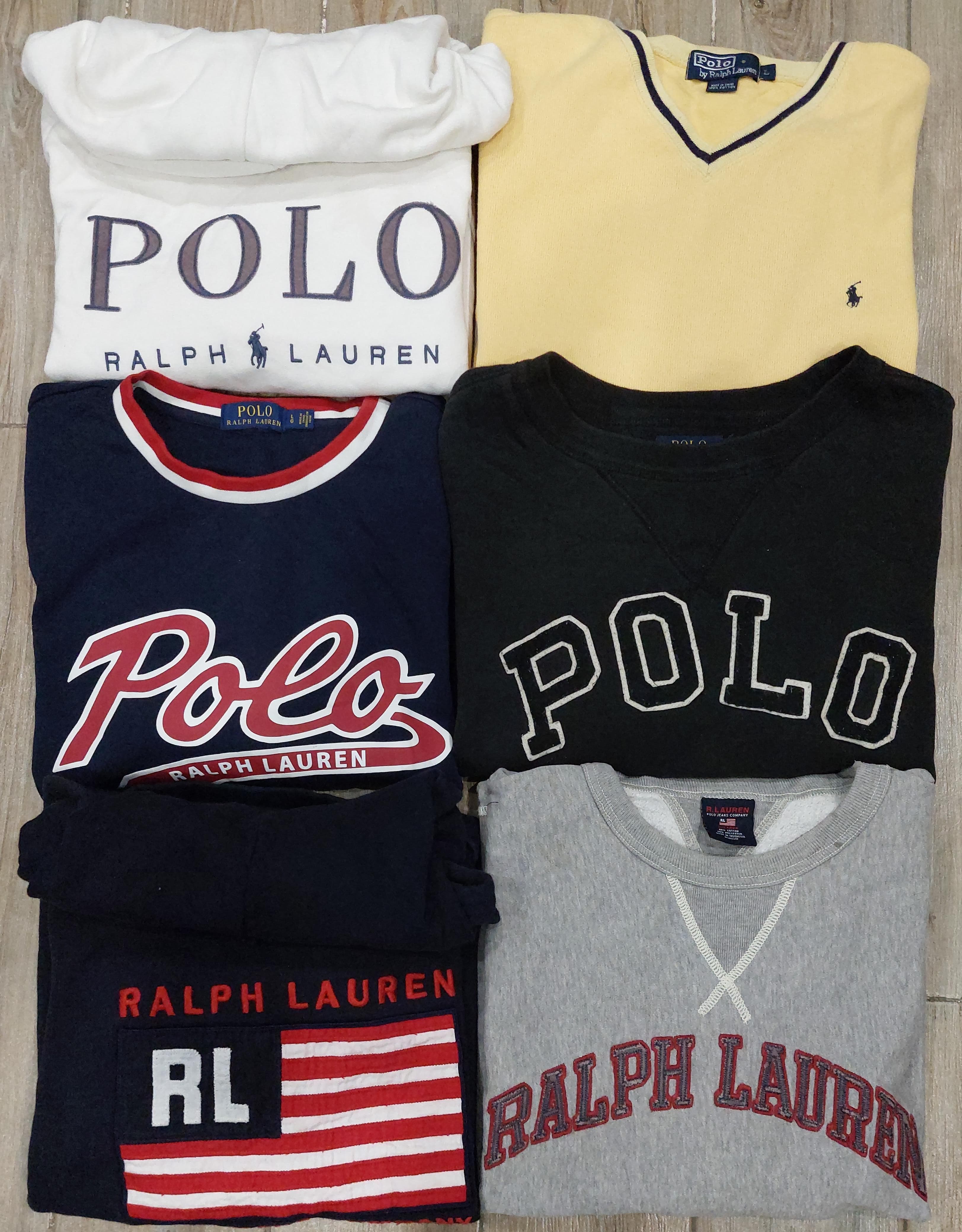 Branded Polo Ralph Lauren Sweater & Hoodies - 21 Pieces