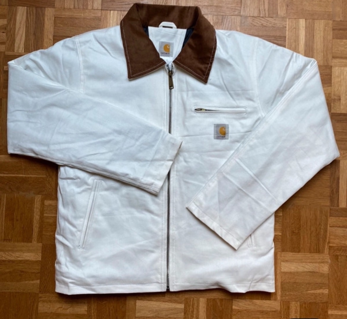 Carhartt rework style white jackets