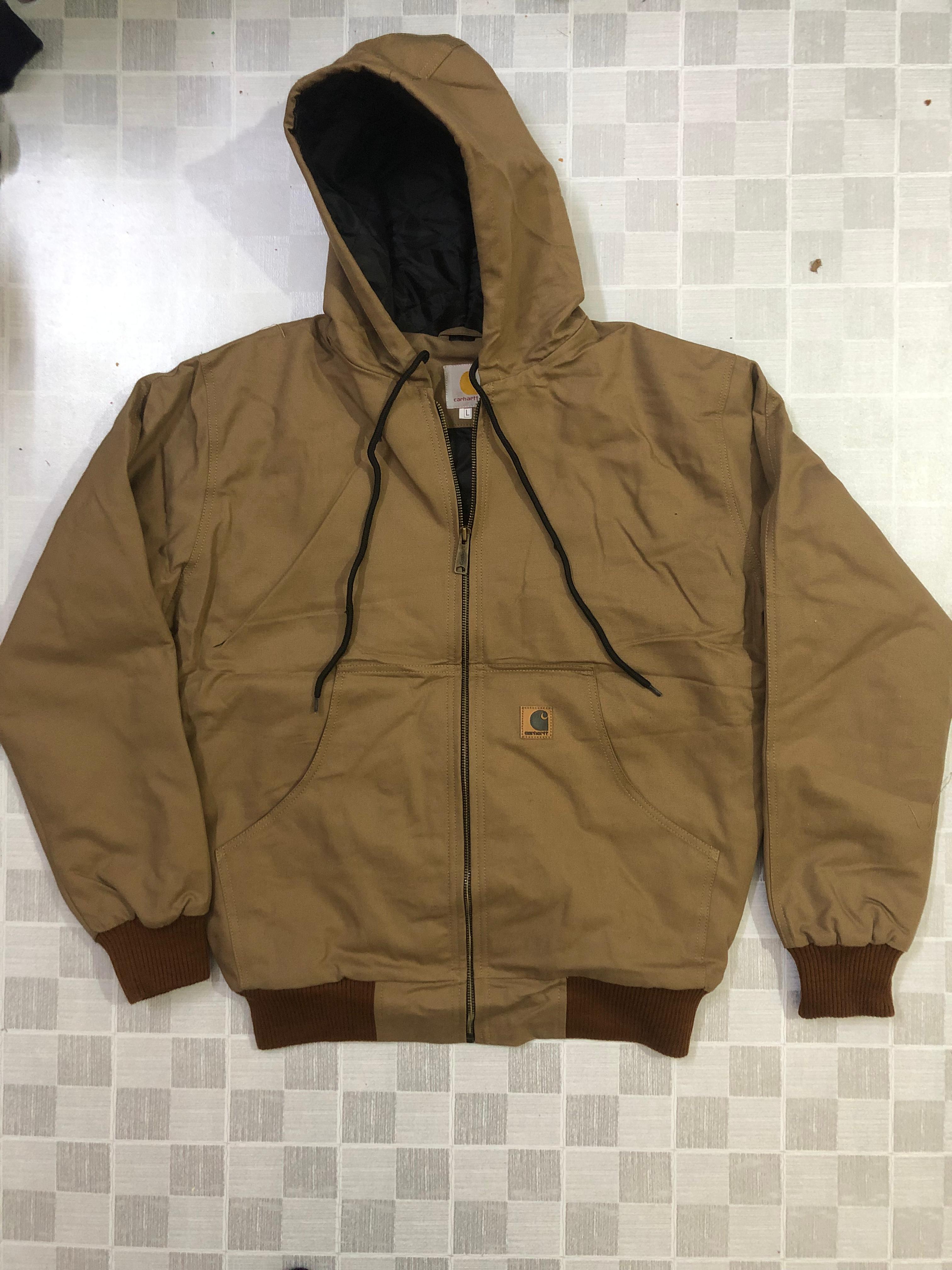 Vintage Carhartt Active Rework Style Jacken Camel