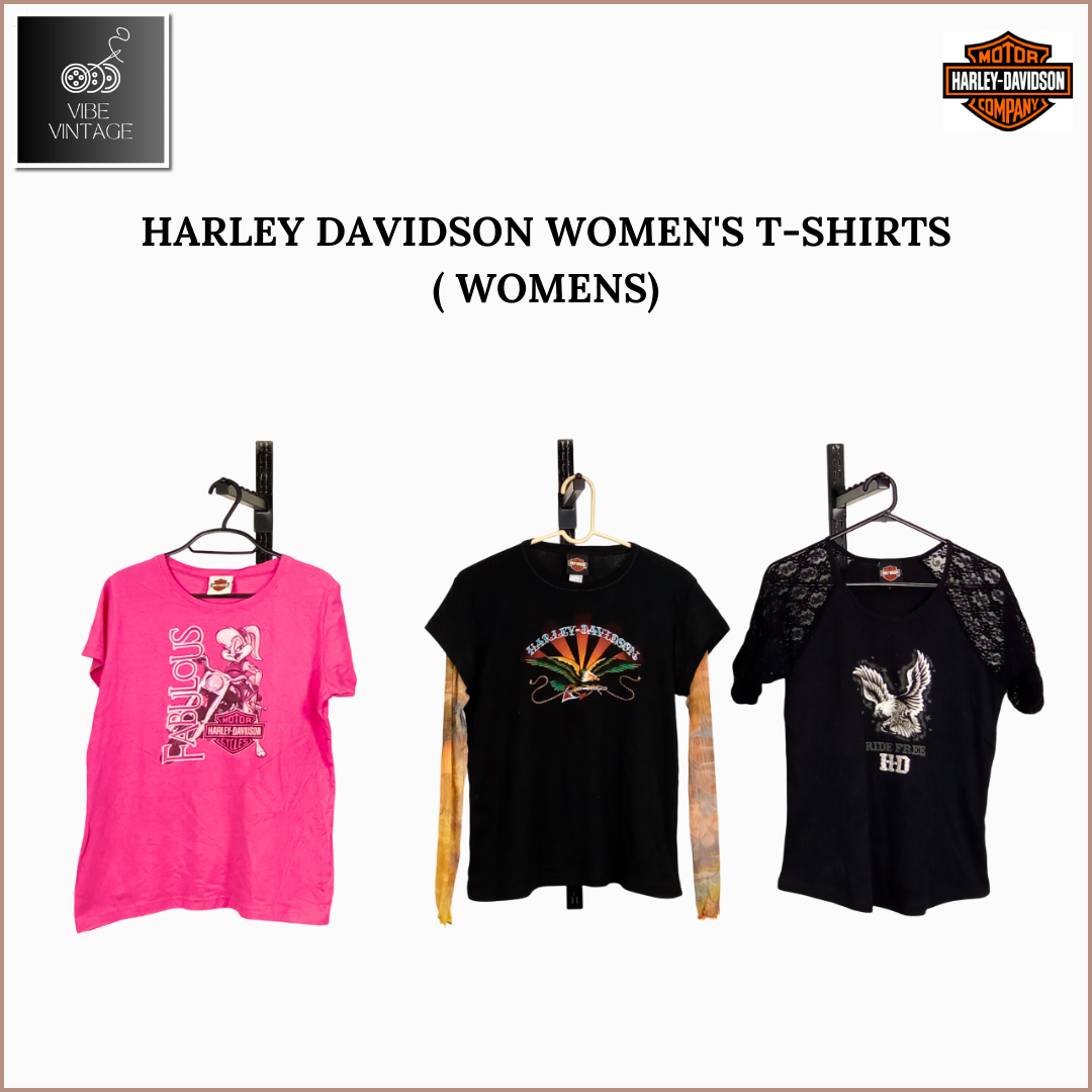 HARLEY DAVIDSON WOMEN'S T-SHIRTS (WOMENS) - 24 PCS