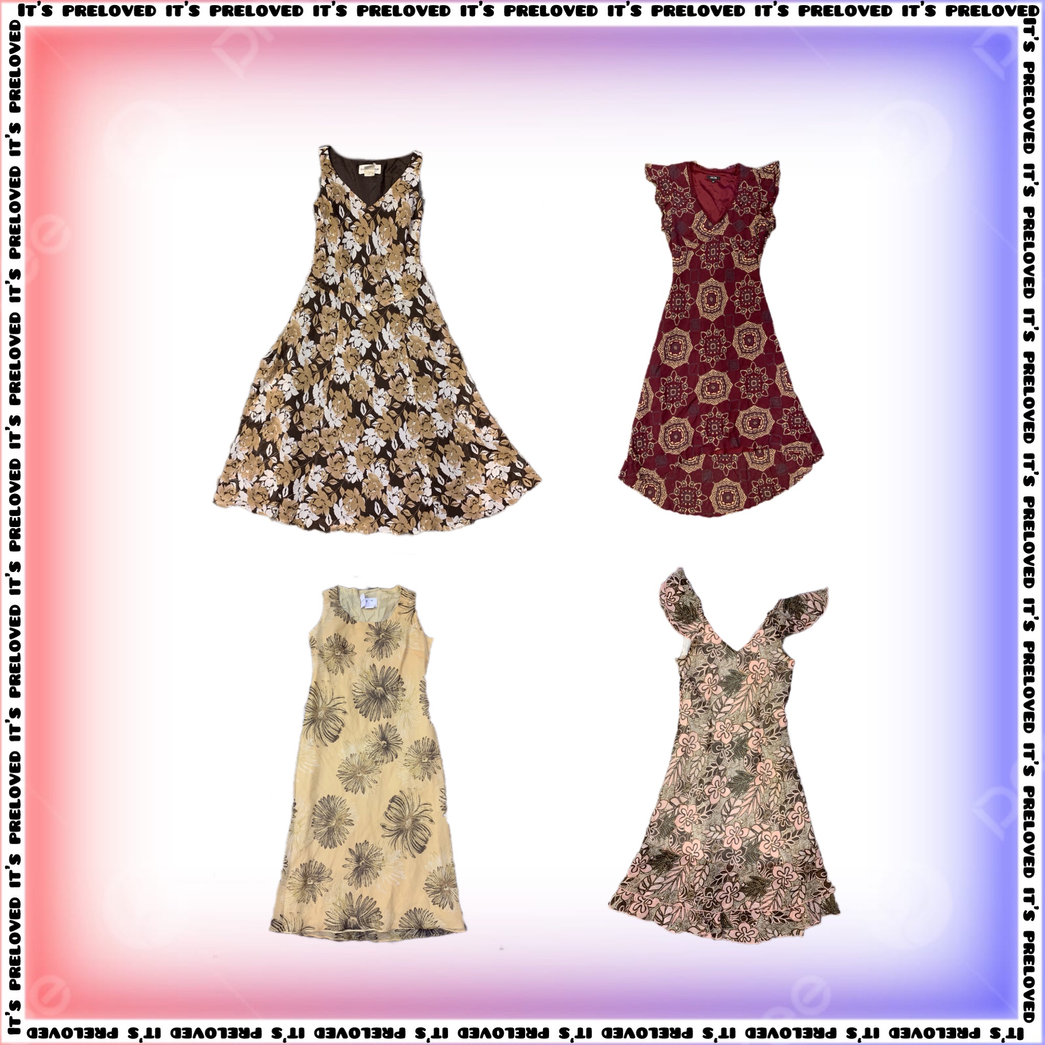 Retro Florals Dress Mix (RX-964)