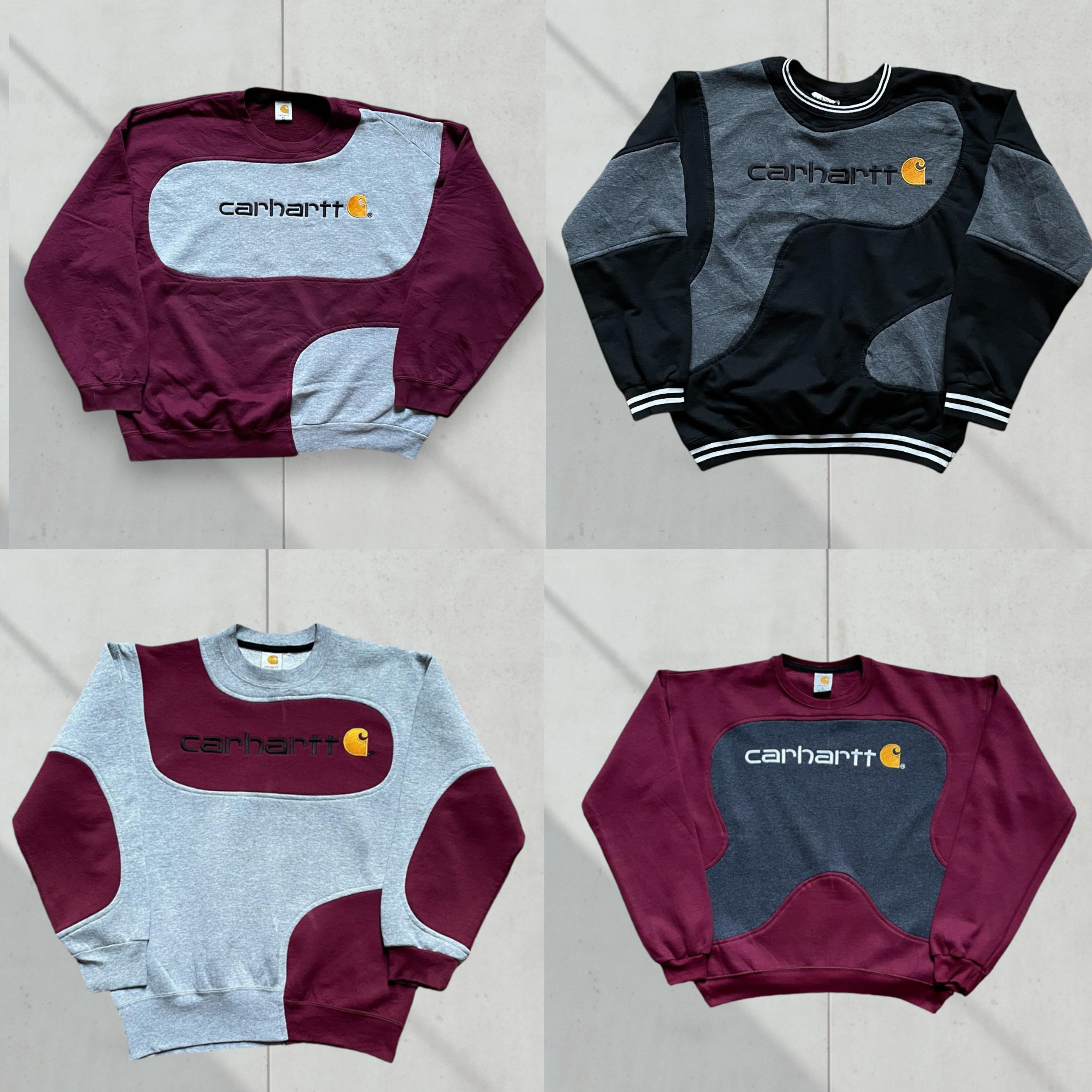 Carhartt rework style sweatshirts