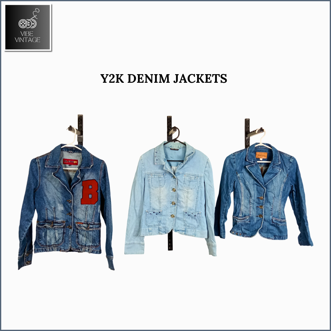 VESTES EN DENIM Y2K - 08 PIÈCES