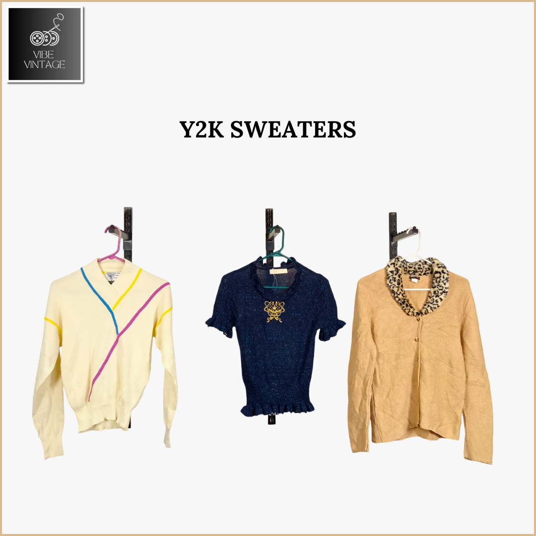 Y2K SWEATERS - 17 PCS