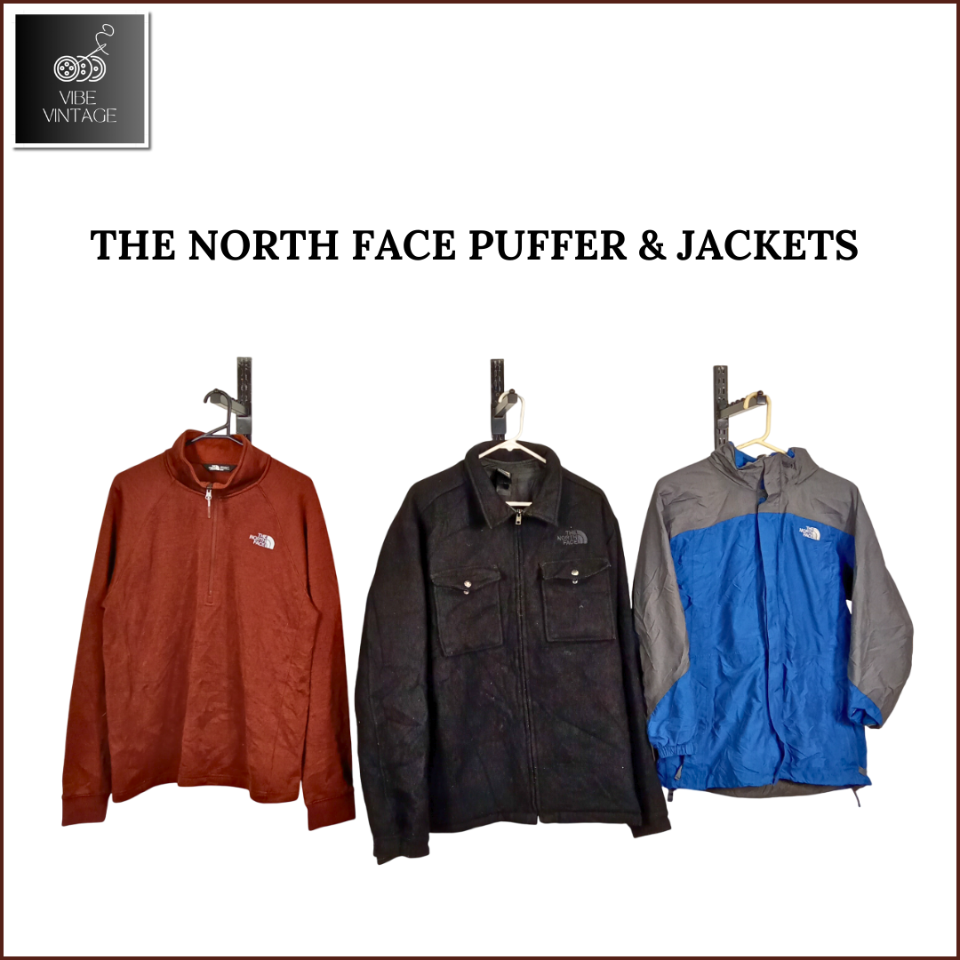 THE NORTH FACE PUFFERS & JACKETS - 09 PCS