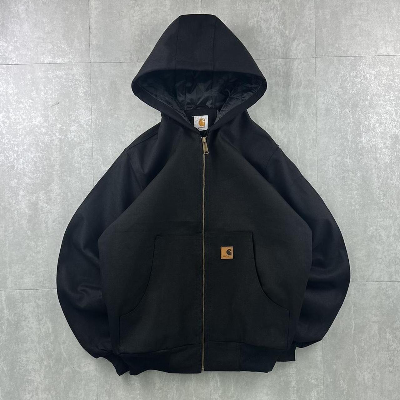 CARHARTT REWORK STYLE BLACK JACKET