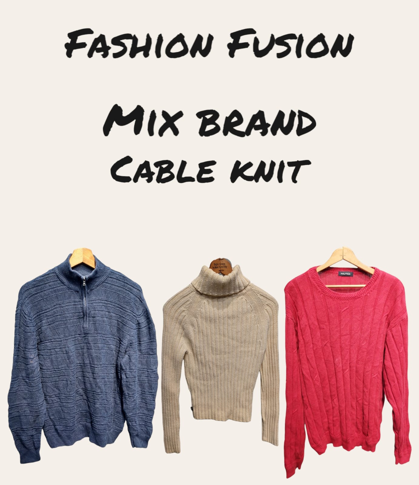 Mix brand cable knit (FF-390)