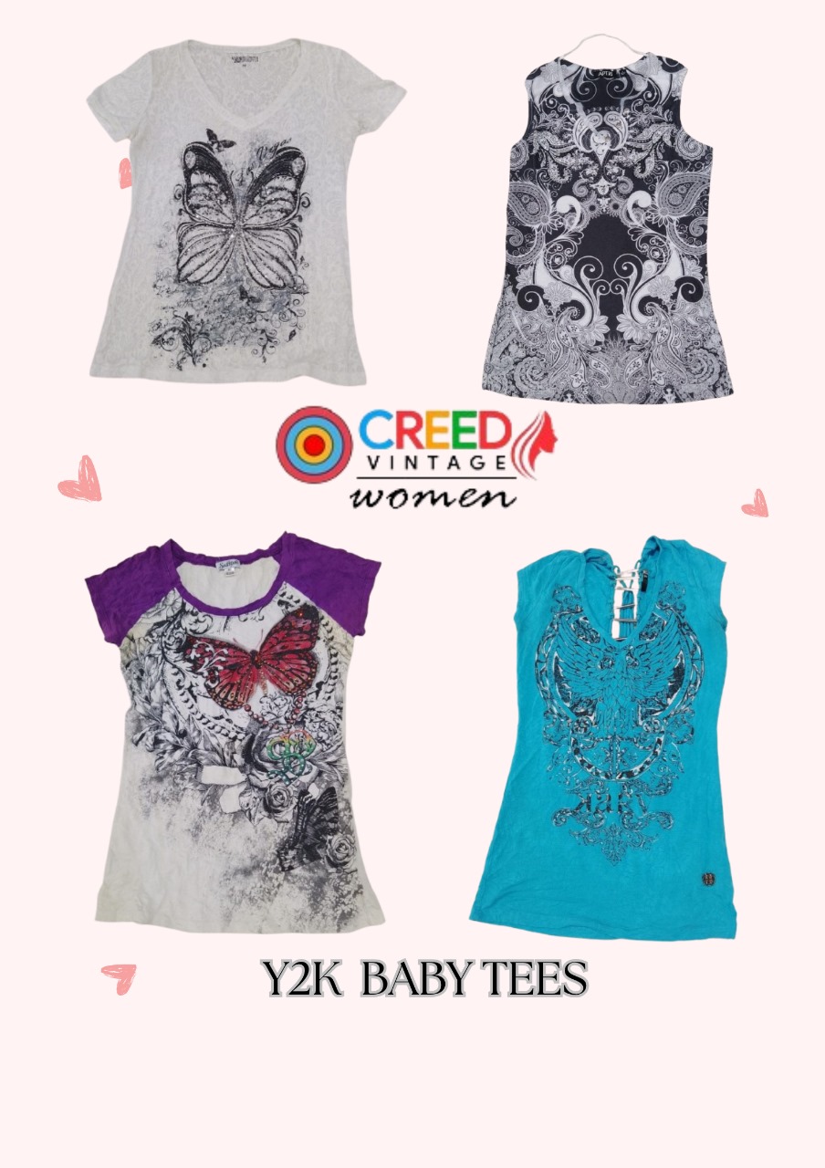 CR3155 Y2K Baby Tees - 25 Pcs