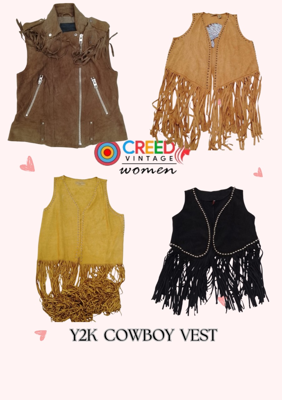 CR3159 Y2K Cowboy-Weste - 10 Stück