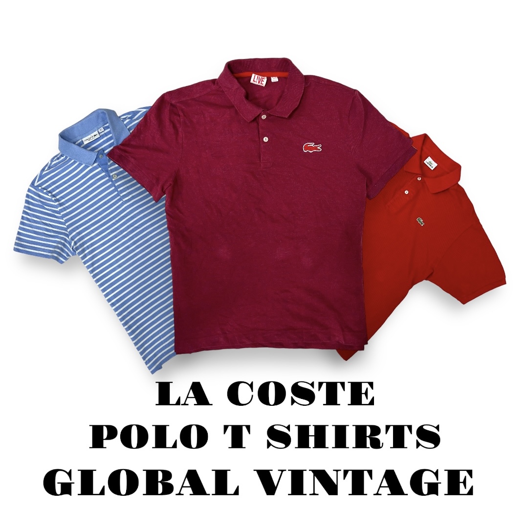 T-shirts polo Lacoste - 15 pièces ( GV-37 )