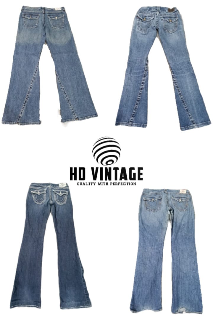 HD582 Ladies Y2K True Religion Jeans - 14 pcs