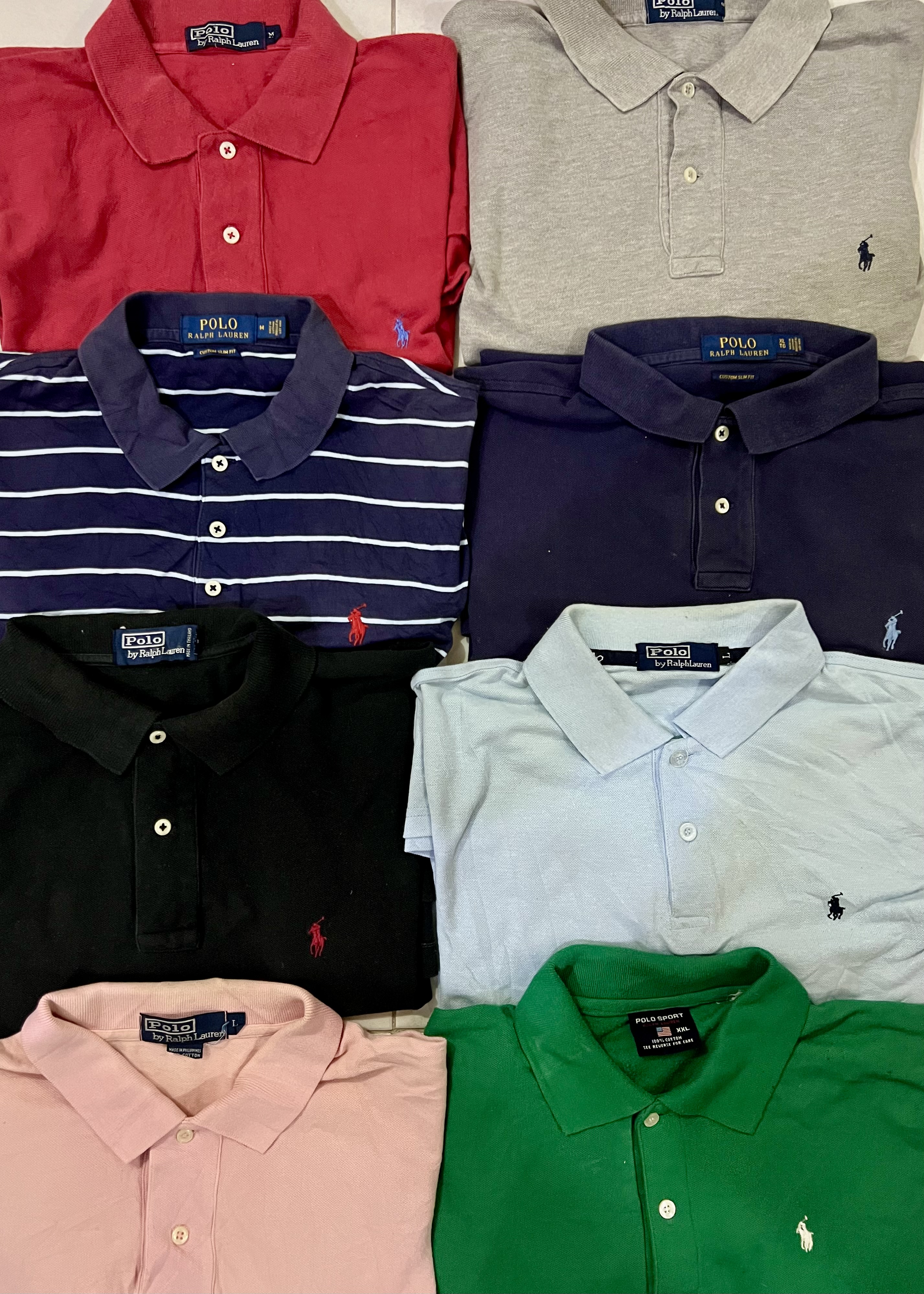 Ralph Lauren Polo T-Shirts 10 Pieces