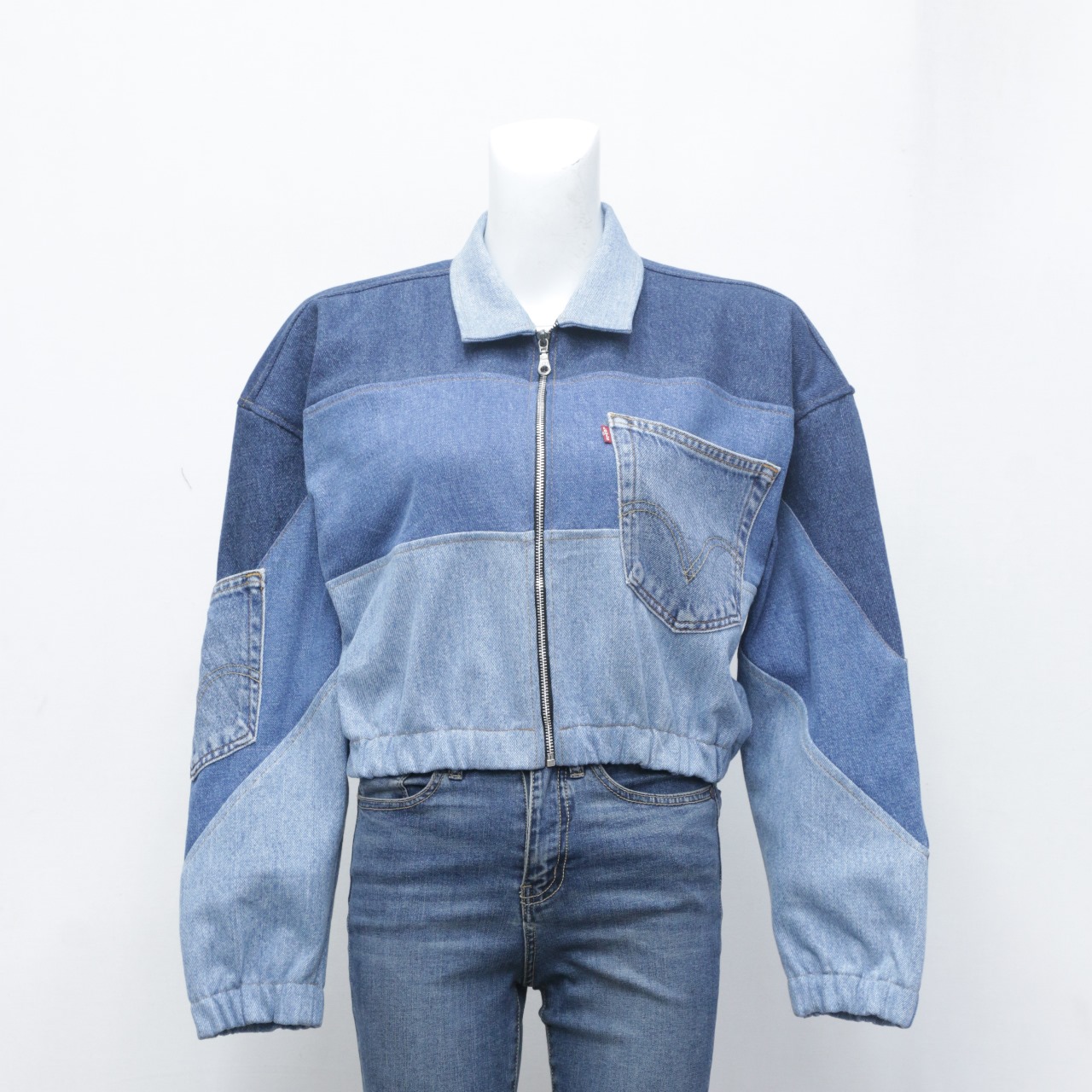 Rework Levi's Denim Crop Jacket