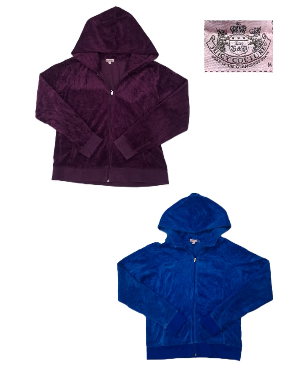 Y2K Juicy Couture Kapuzenjacke.