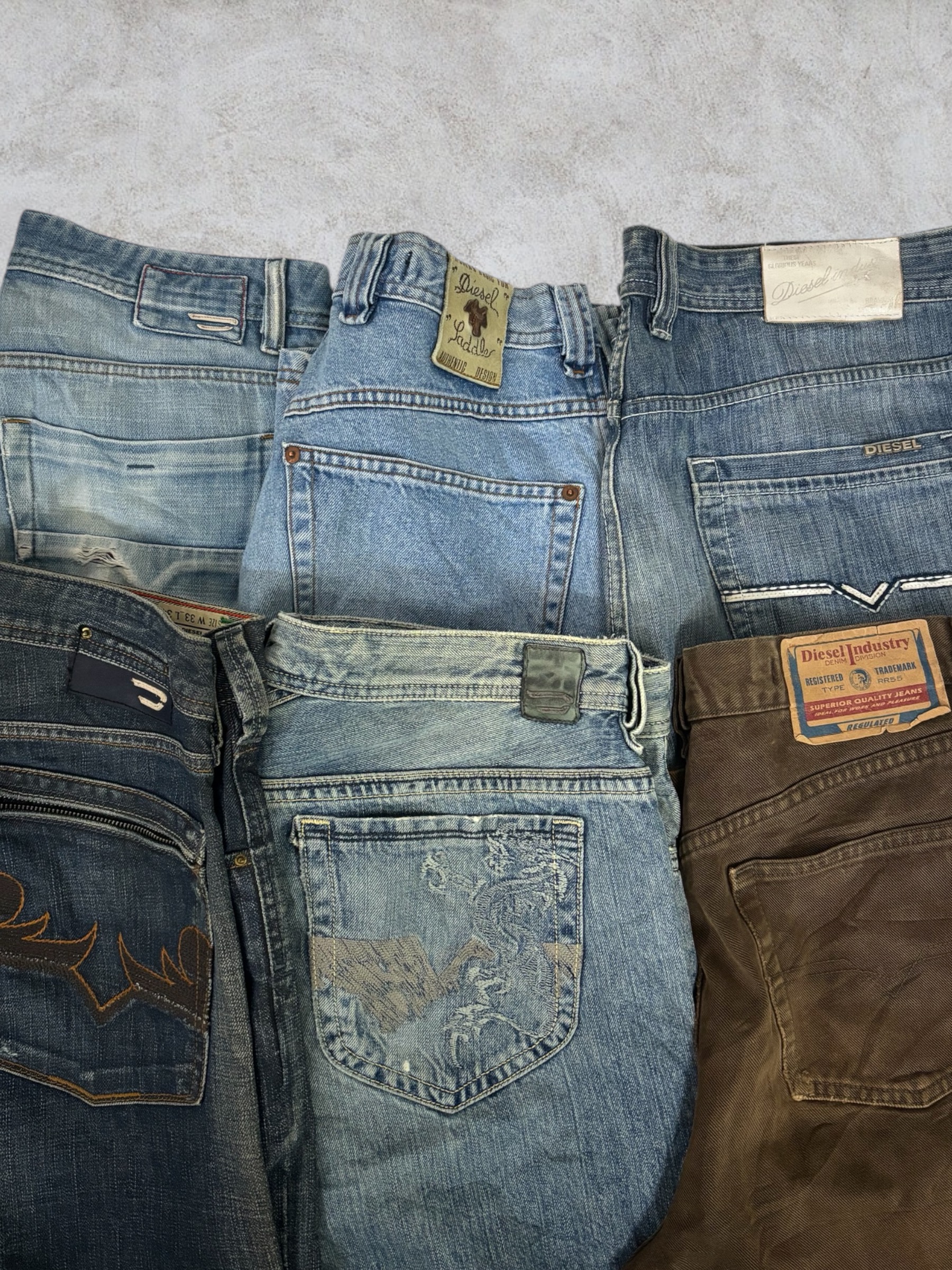 Diesel Bootcut Baggy Jeans 20 Pcs (B95)