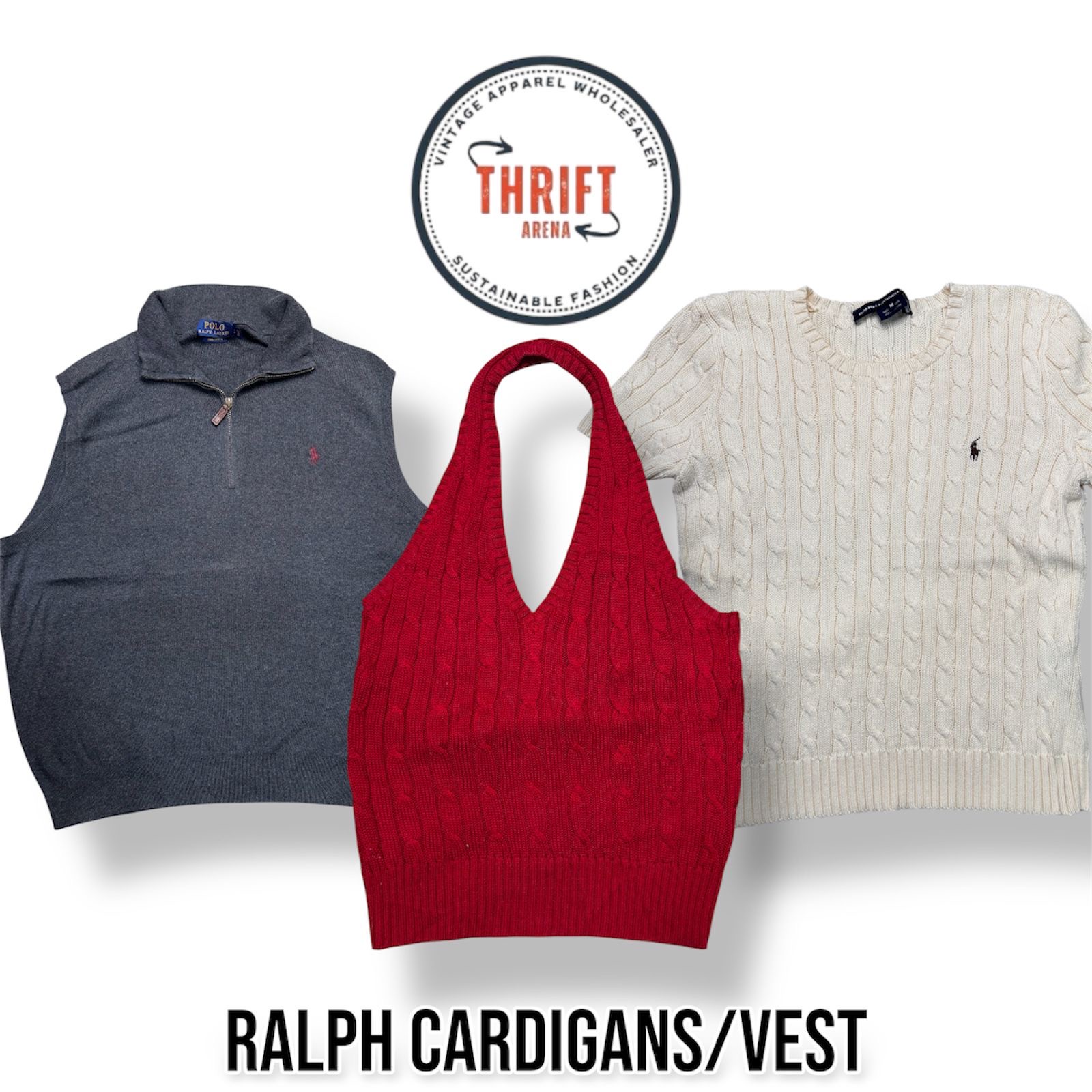 #VV589 Ralph Lauren Cardigans/Vest 15PCs