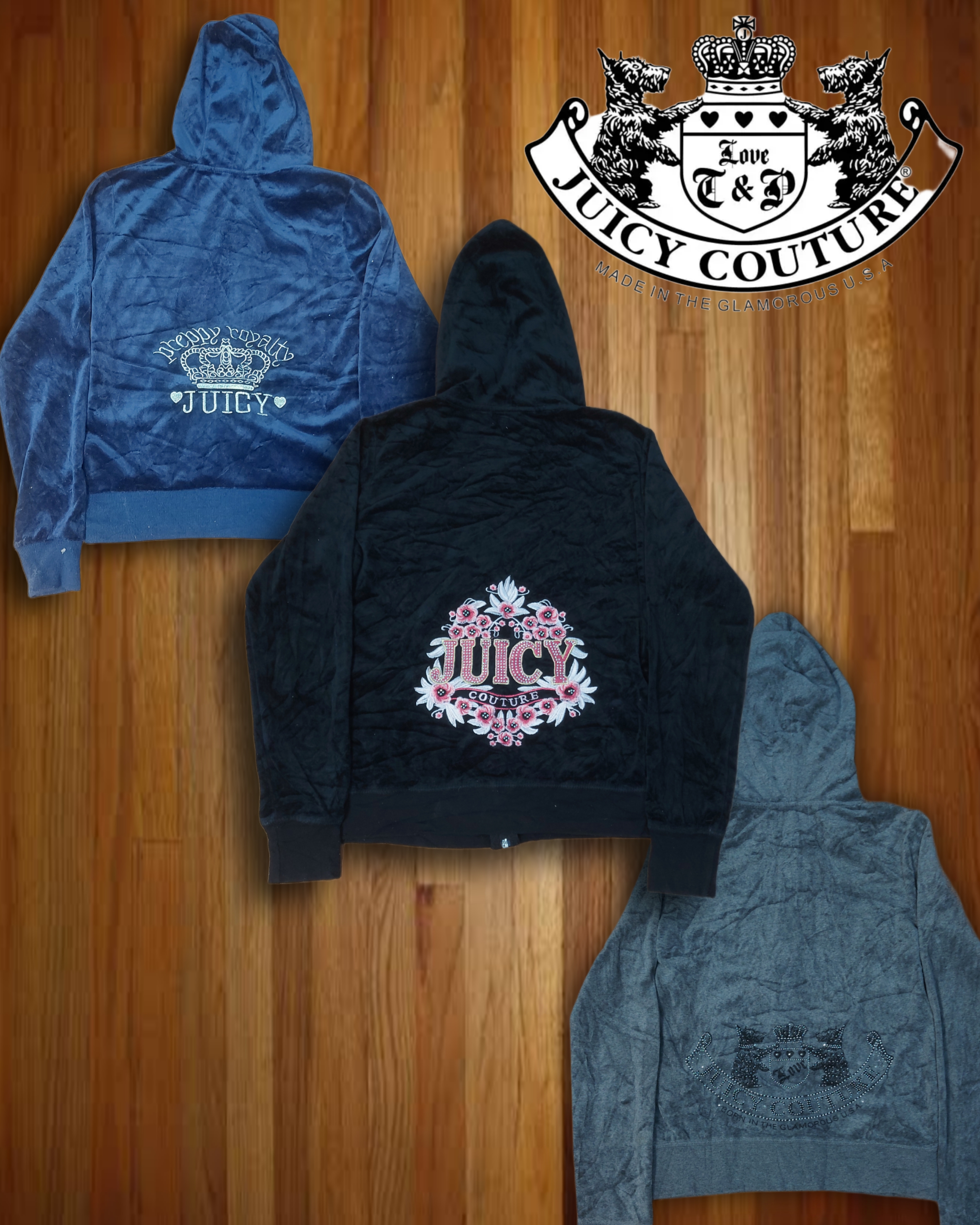 Juicy Couture Hoodies 11 Pcs