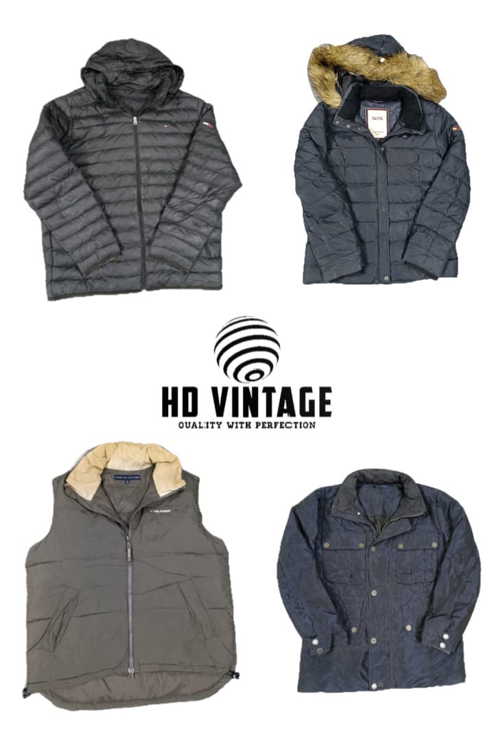 Hd587 Tommy Puffer Jackets - 10 pcs