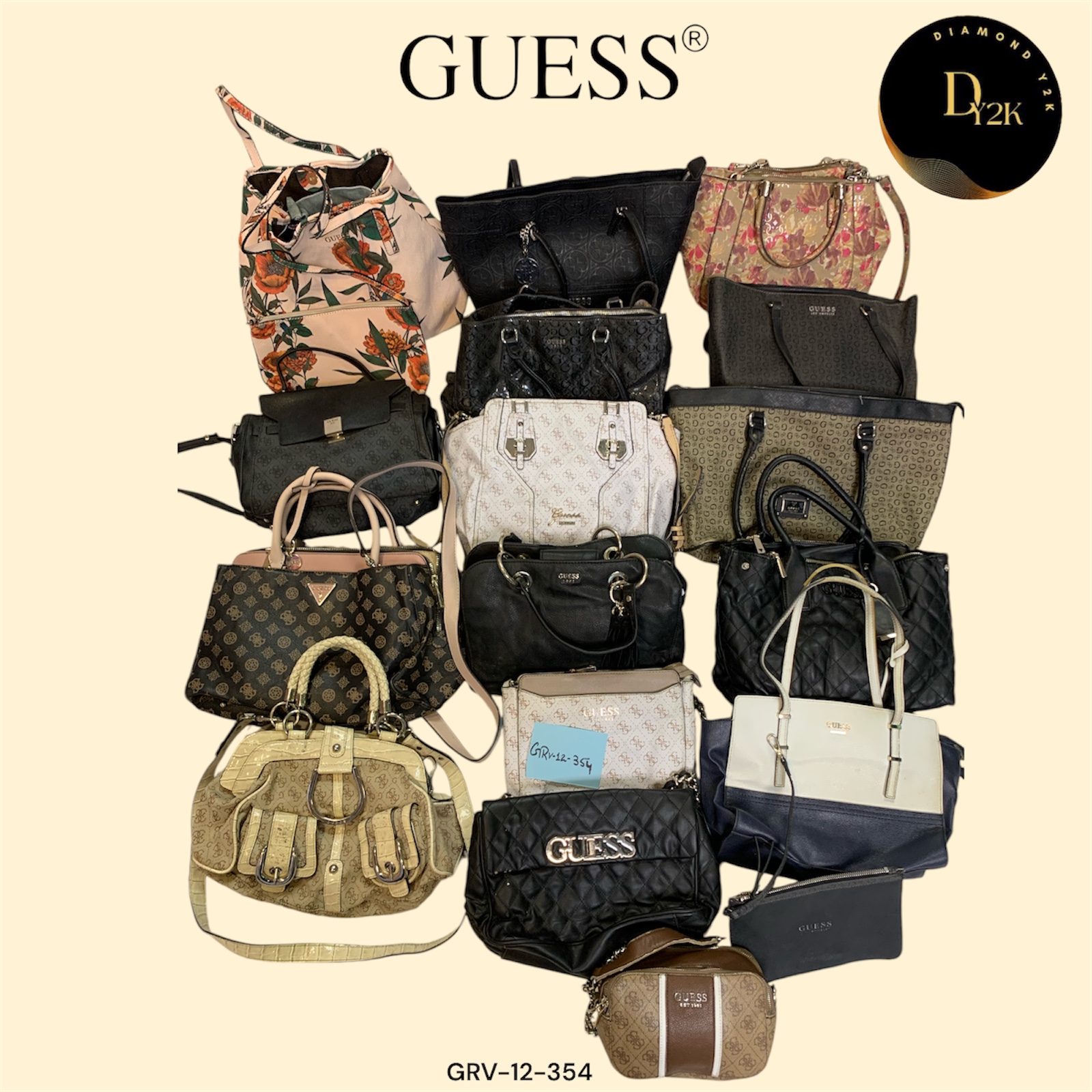 Y2K Guess Signature Bags Kollektion (GRV-12-354)