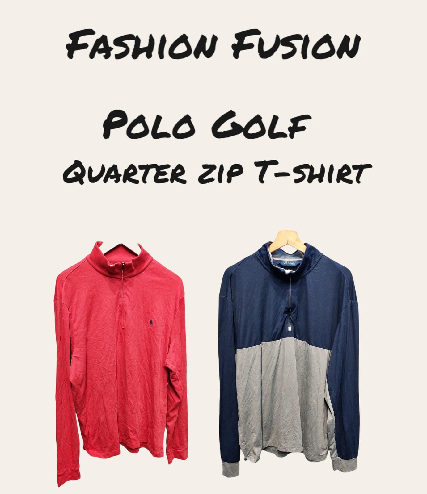 Polo Golf Quarter-Zip-T-Shirt (Faf-396)