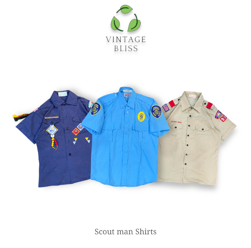 Scouts Uniform Short Sleeves Man Shirts