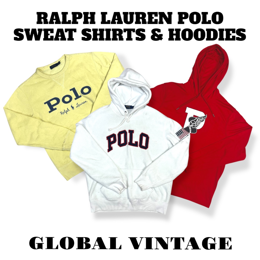 RALPH LAUREN POLO SWEAT SHIRTS AND HOODIES - 25 Pieces ( GV-243 )