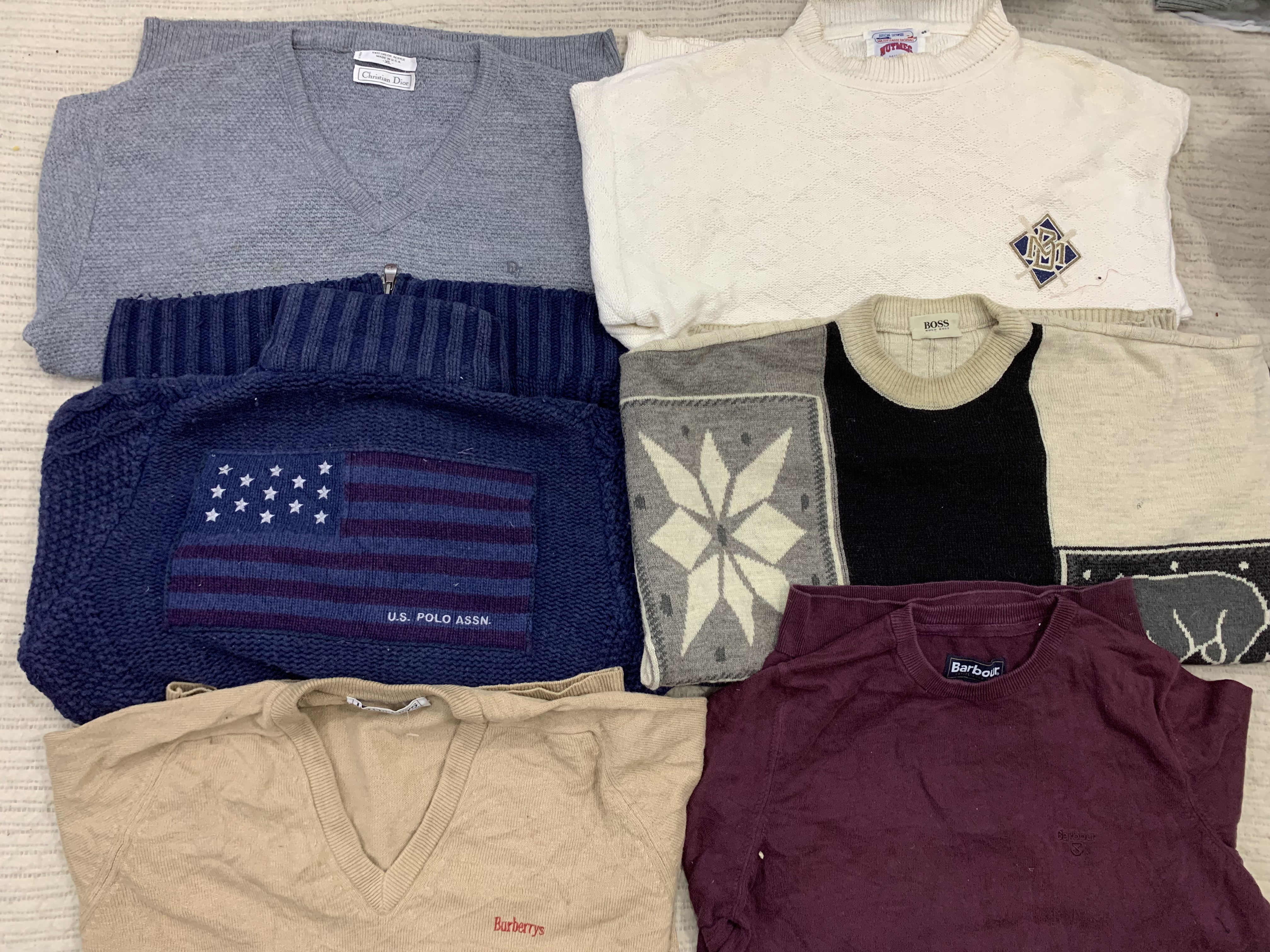 Burberry/Barbour/U.S. Polo Assn/Christian Dior  sweaters