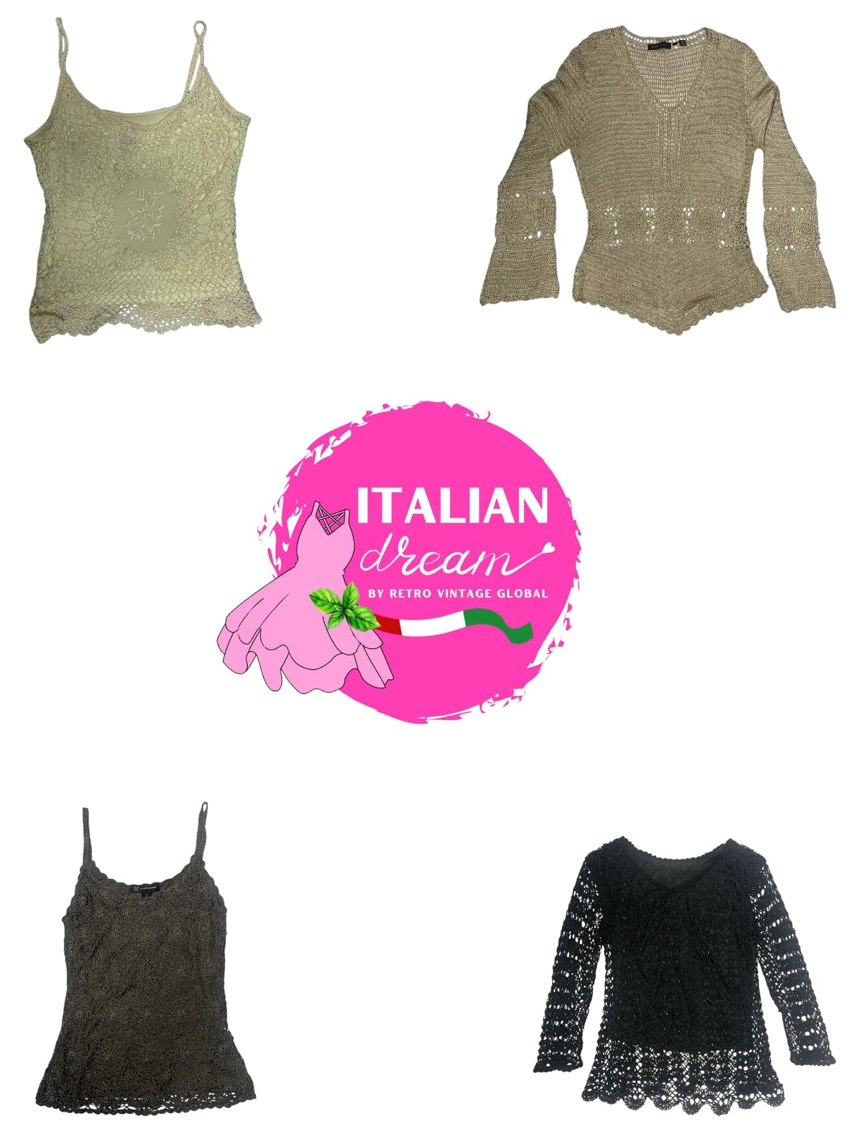 All things Crochet tops mix