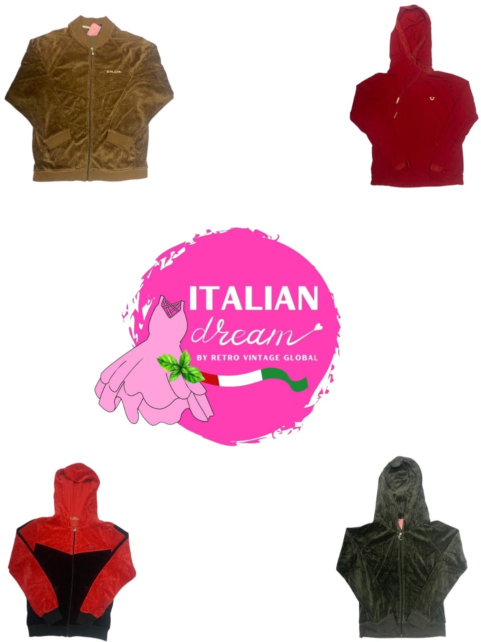 Mix Marken-Velours-Hoodies-Mix