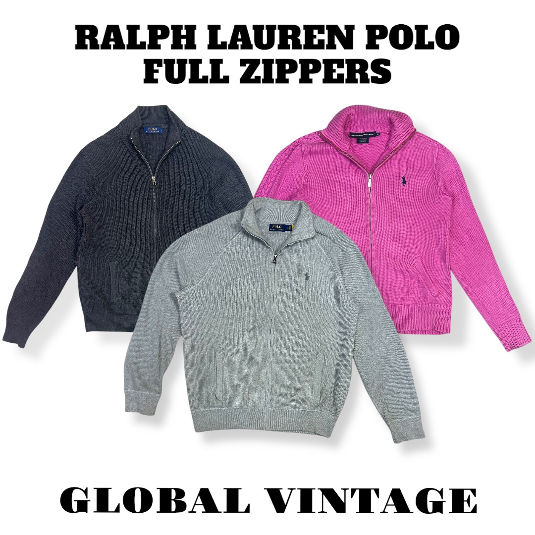 Ralph Lauren Polo Vollzip Sweatshirt - 18 Stück (GV-245)