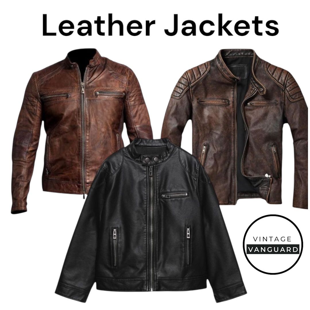 Y2K Leather Jackets: 10 Pcs