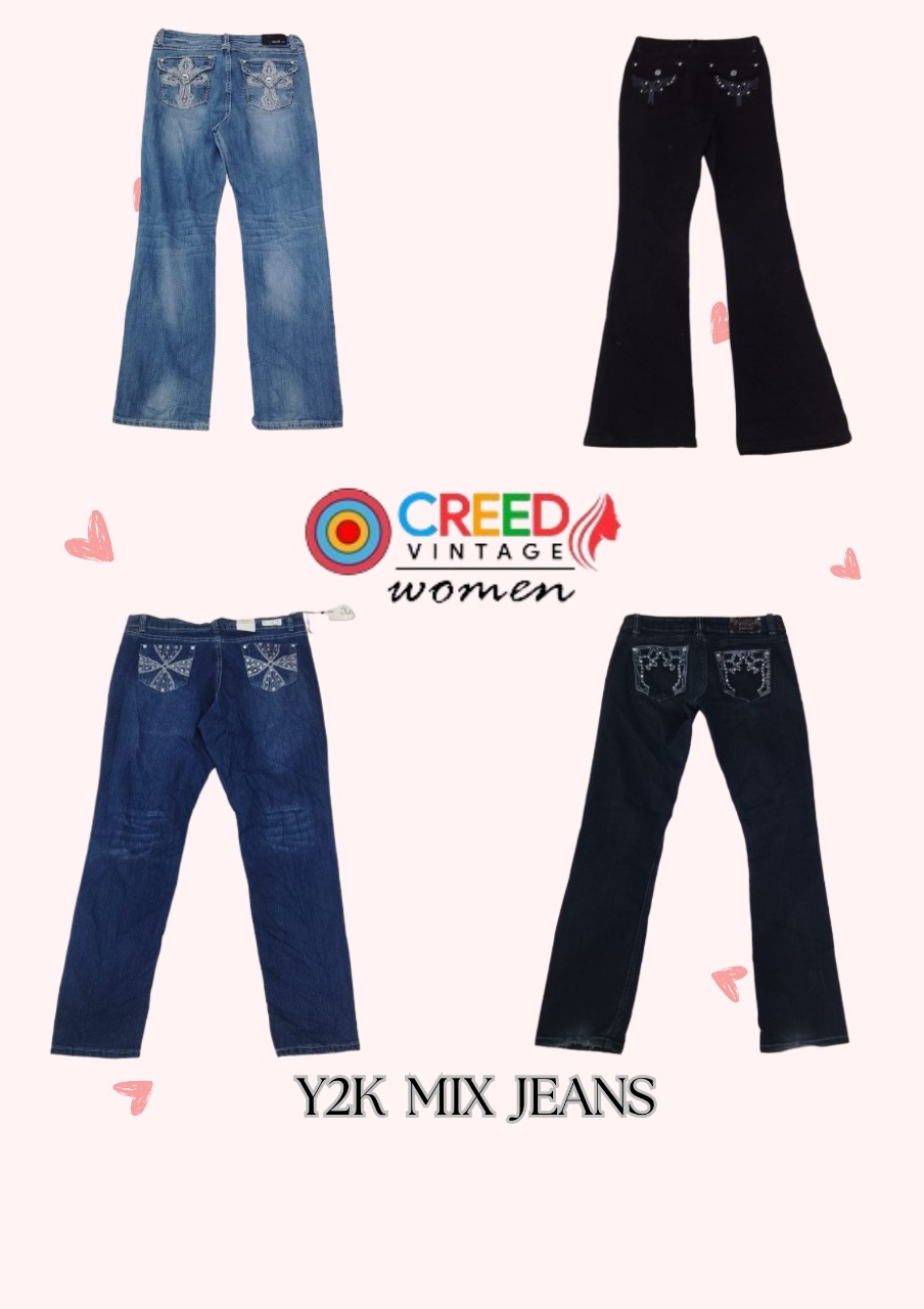 CR3201 Y2K Mix Jeans - 10 Pcs