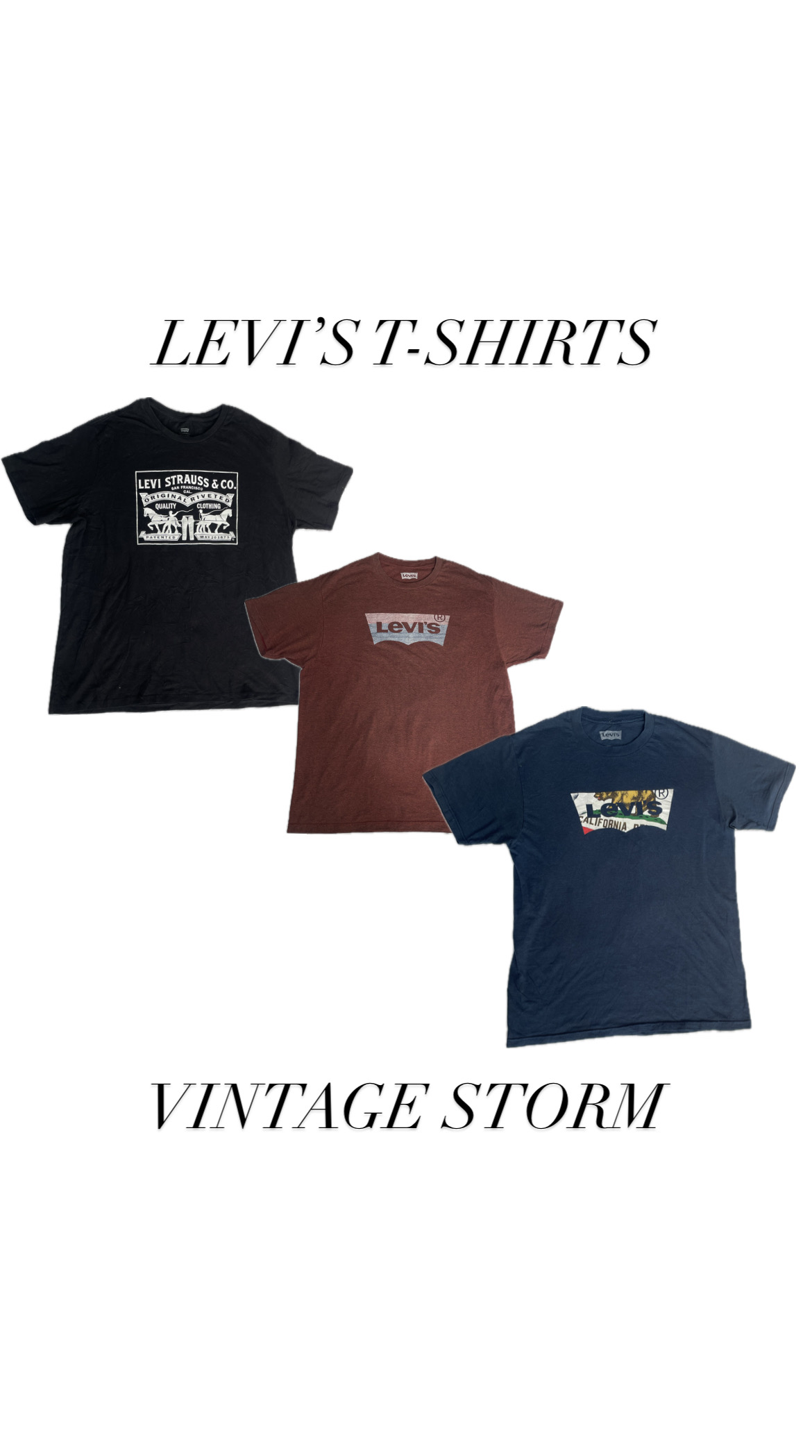 Levi's T-Shirts - 50Pcs