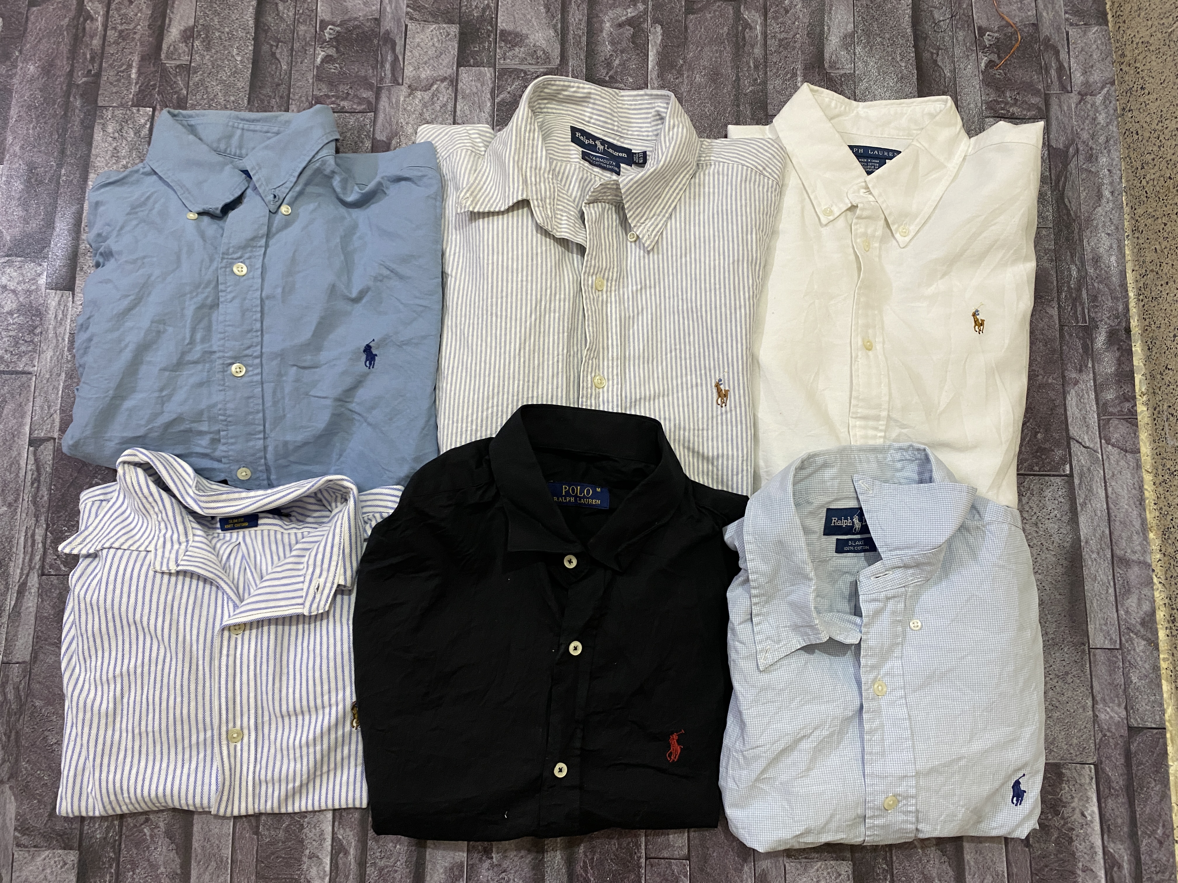 SD0034- Men Ralph Lauren Polo Button Down Shirts