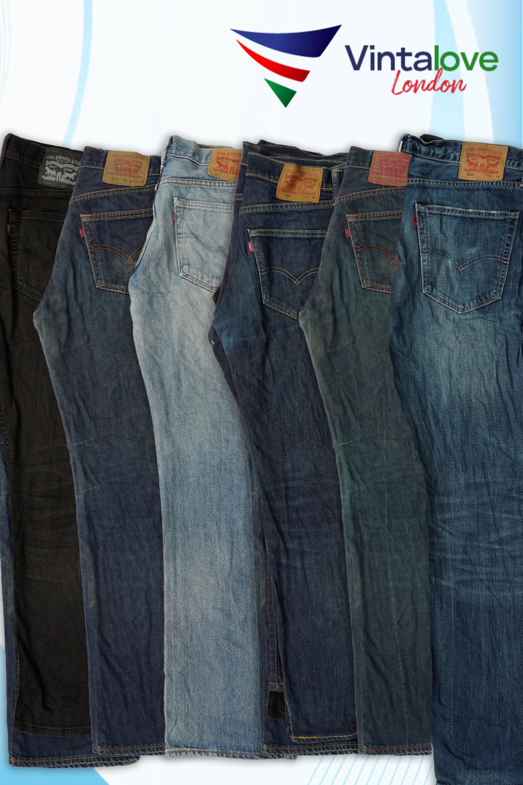 Mens levis mix code jeans