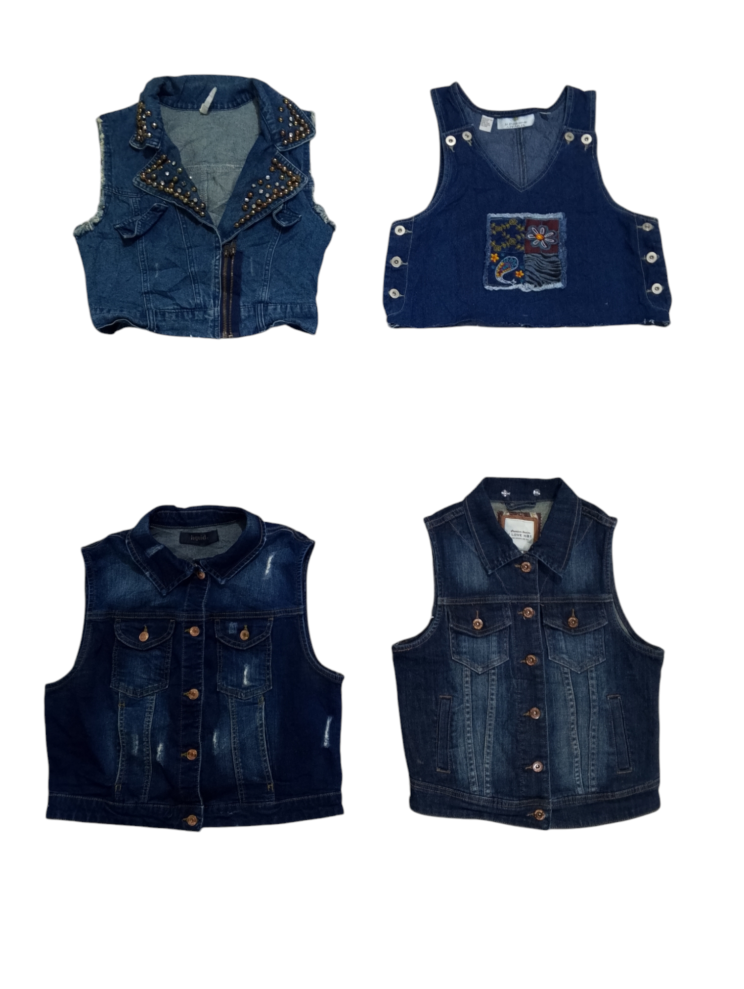 Veste courte en denim - 13 pcs - Jan7/25