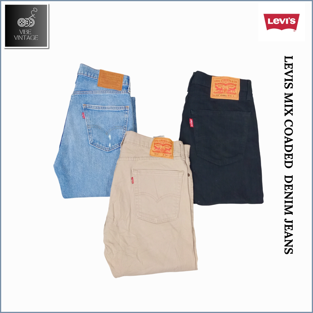 LEVI'S MIX CODED DENIM JEANS - 19 PCS (BUNDLE 3)