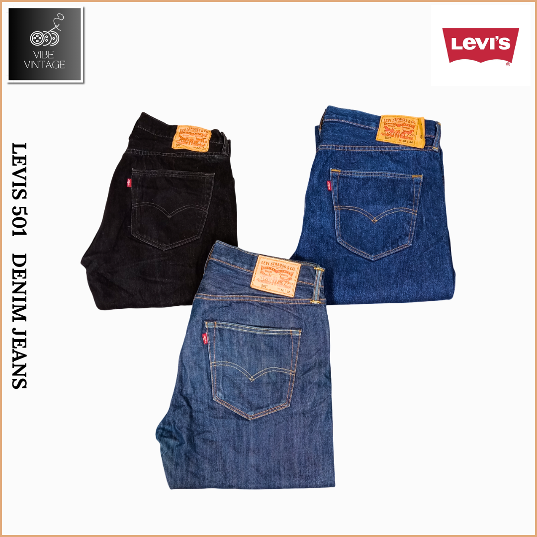 LEVI'S 501 DENIM JEANS - 29 PCS