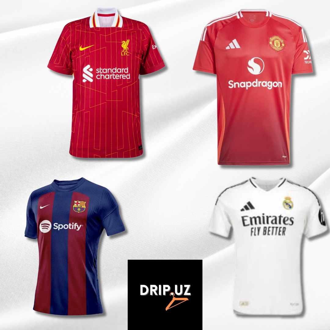 Maillots de football Real Madrid, Barcelona, ManU, ManC et mélange K0801/R10