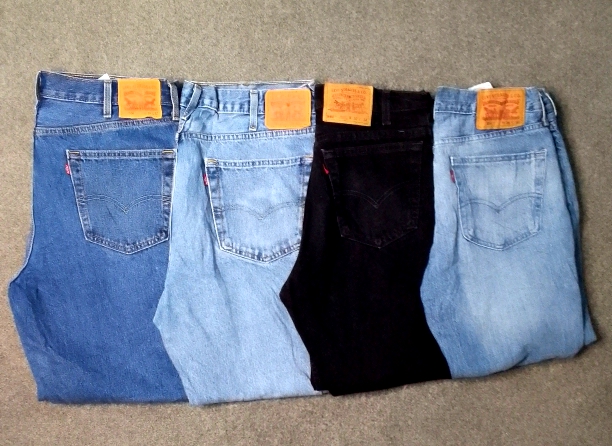 Levis jeans pant mix code 15 pcs