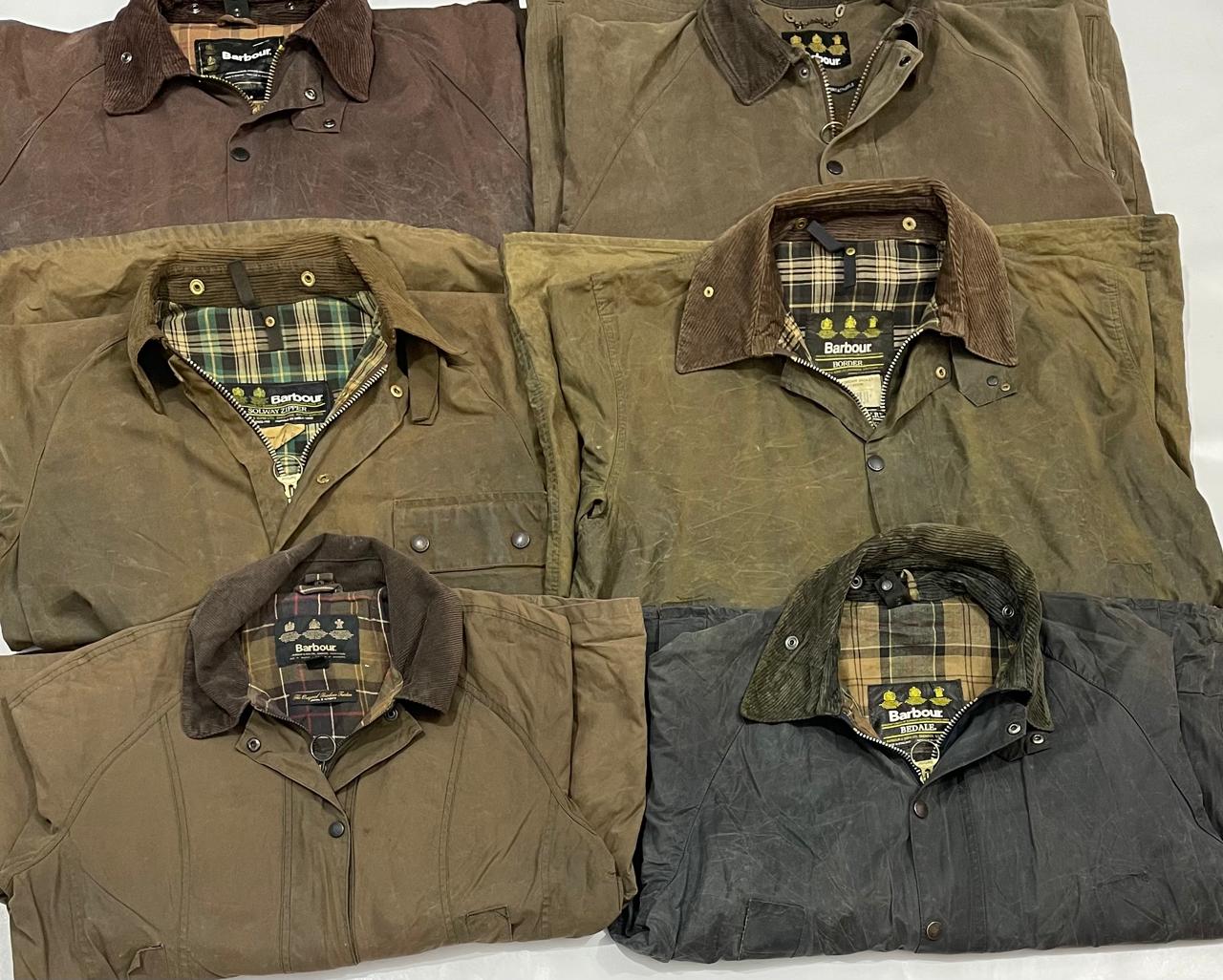 BARBOUR WACHSJACKEN 10 Stück