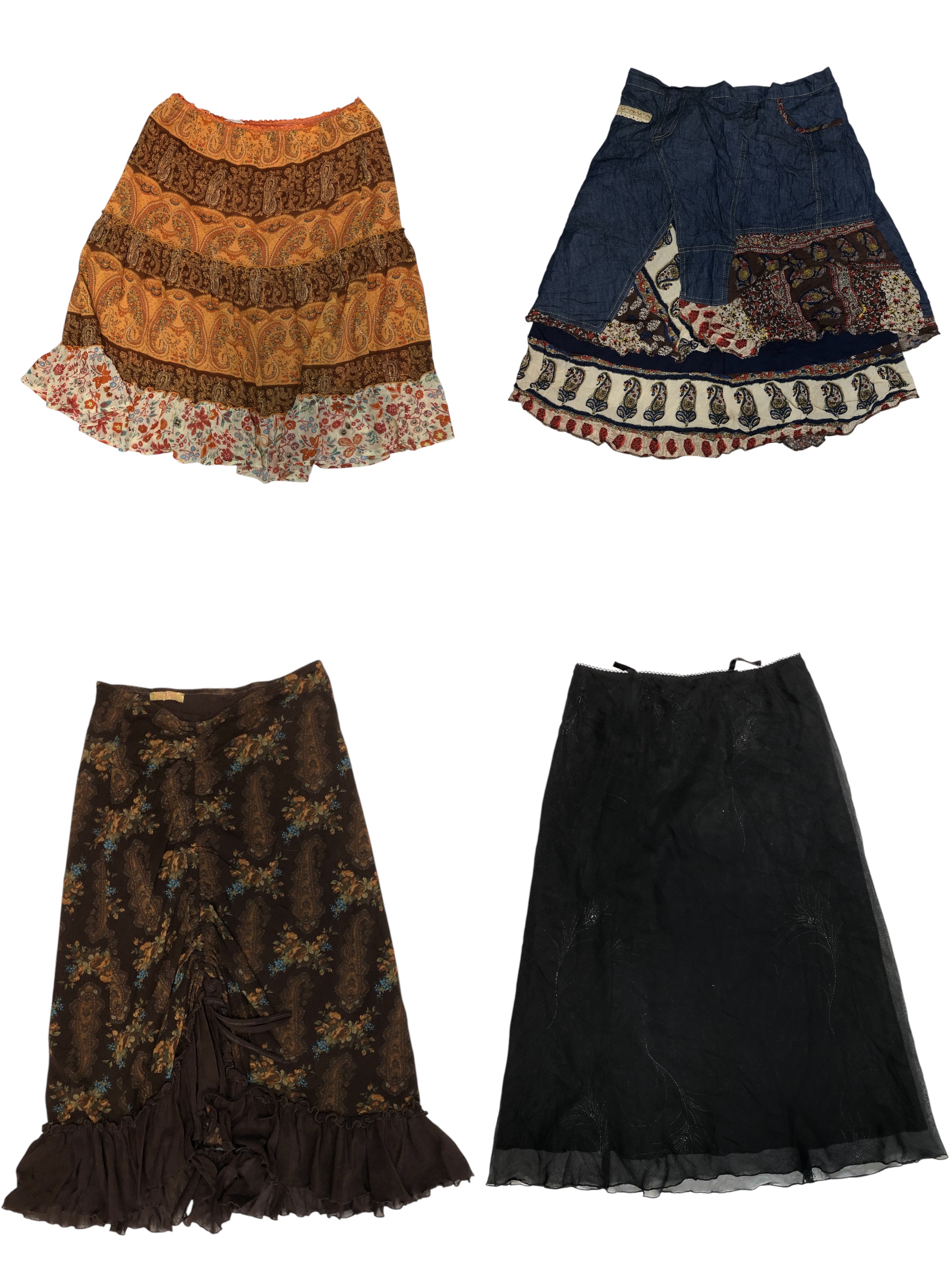 Y2K Floral skirts S-832