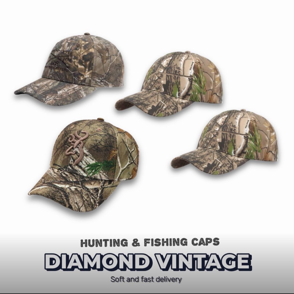 Realtree Camo Caps 50 Stück