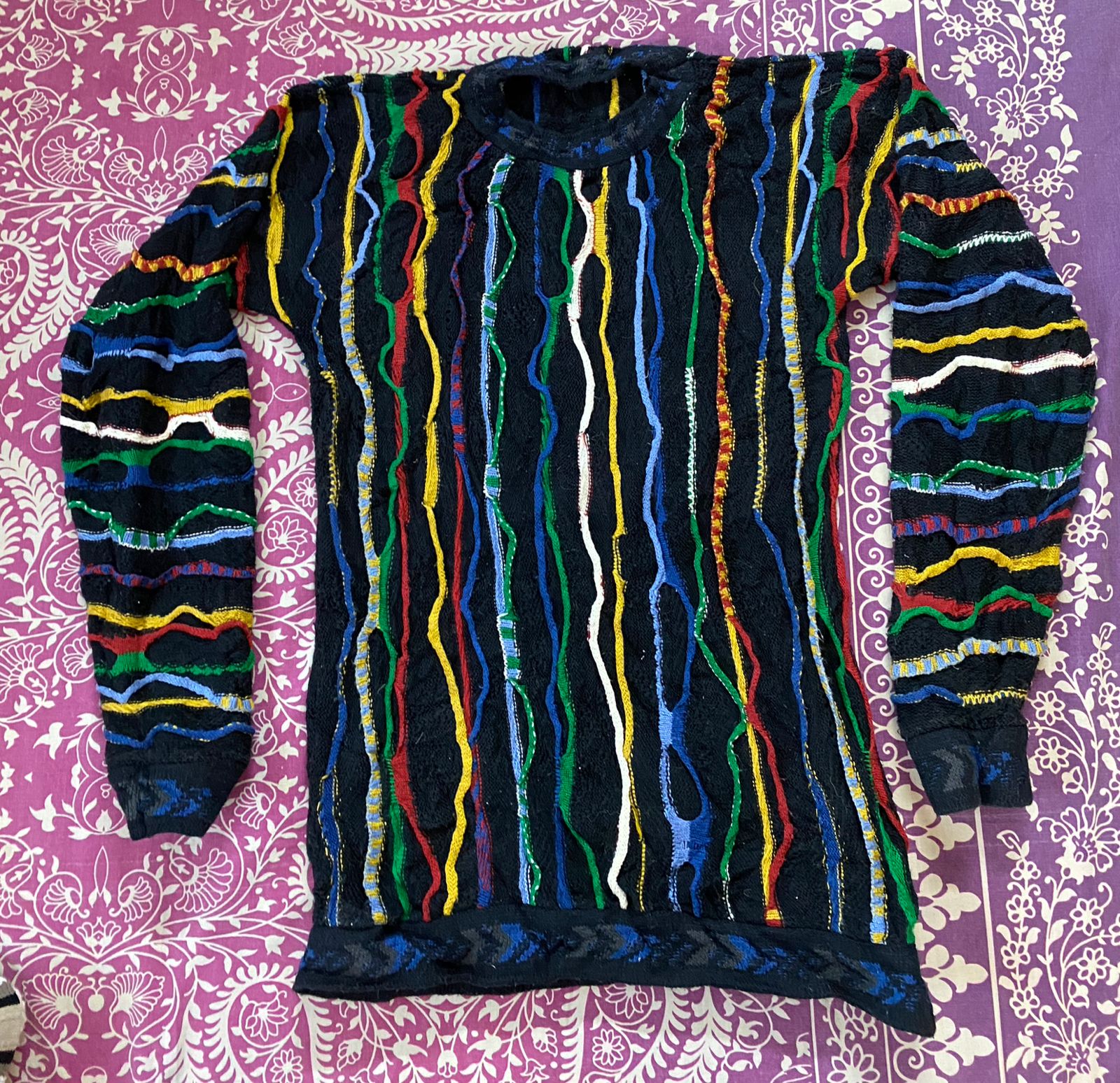 Coogi-Stil Pullover