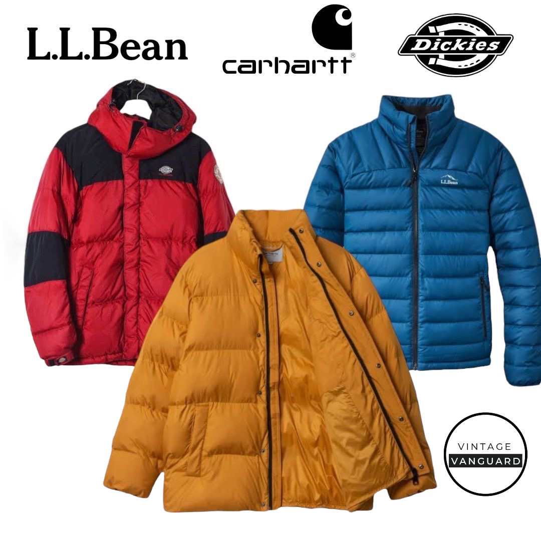 L.L.Bean | Carhartt | Dickies Puffer Jackets: 11 Pcs