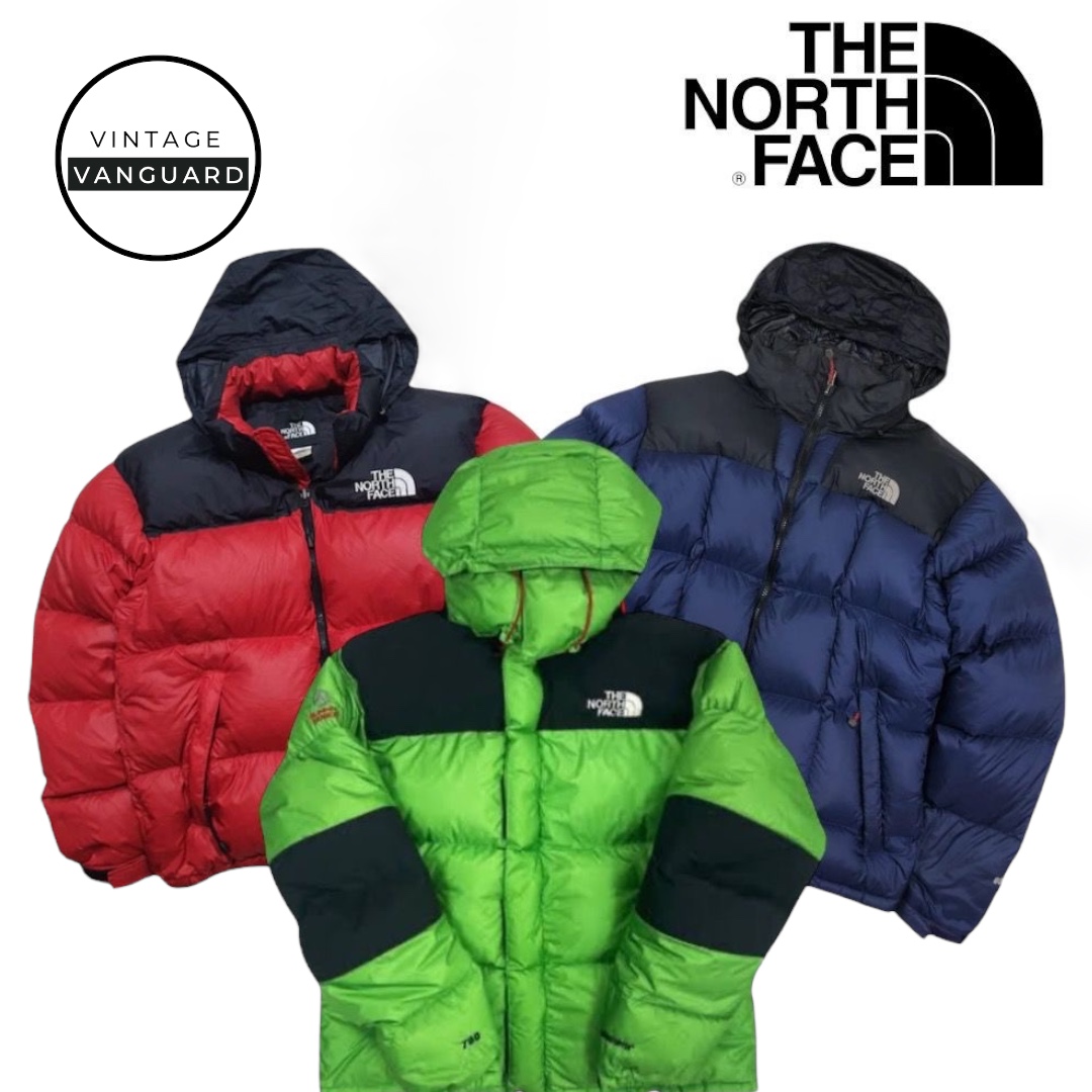 The North Face Puffer Jackets included Nuptse 700+, 800+, & 900+ Series: 8 Pcs