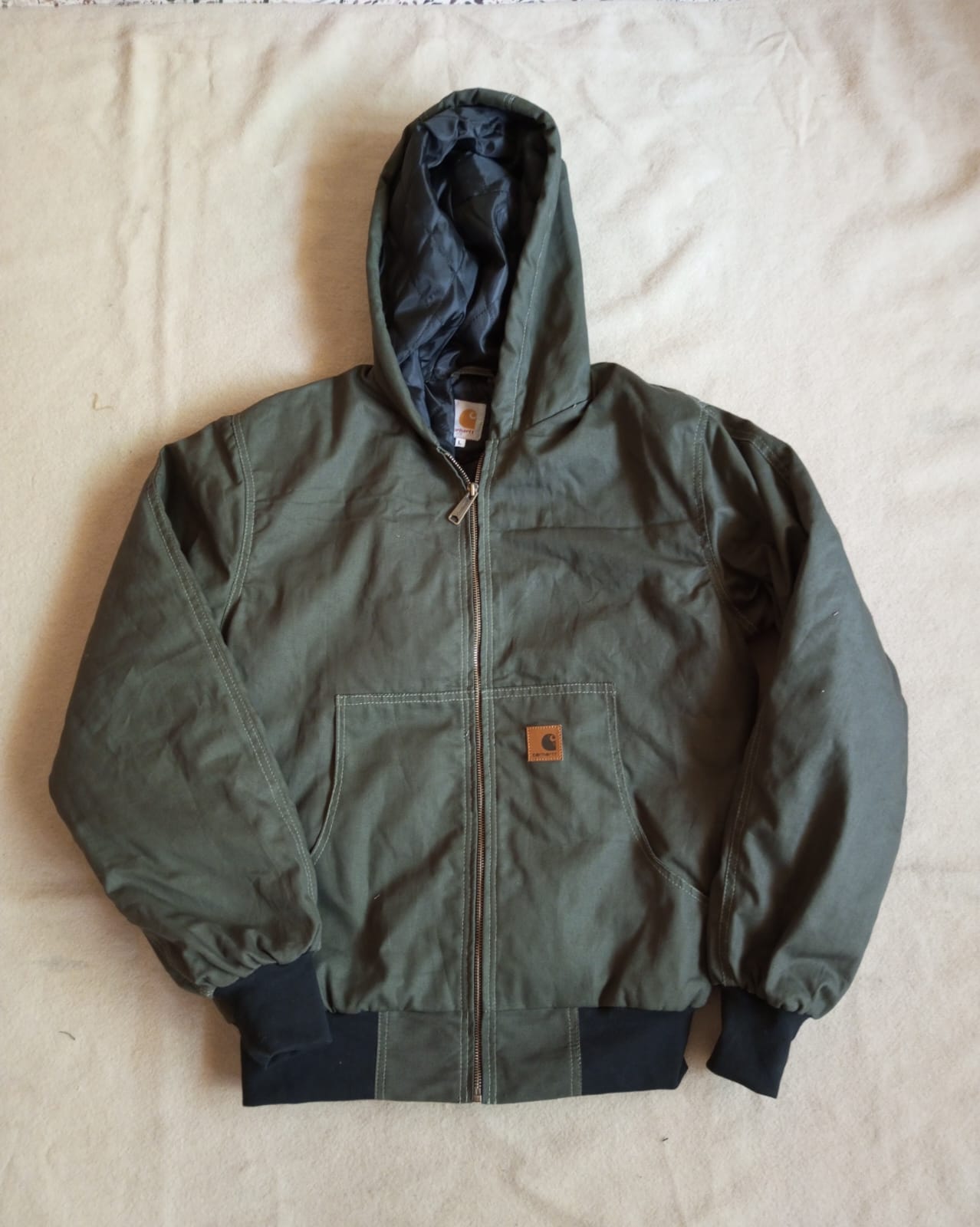 Vestes Carhartt de style rework vertes 30 pièces